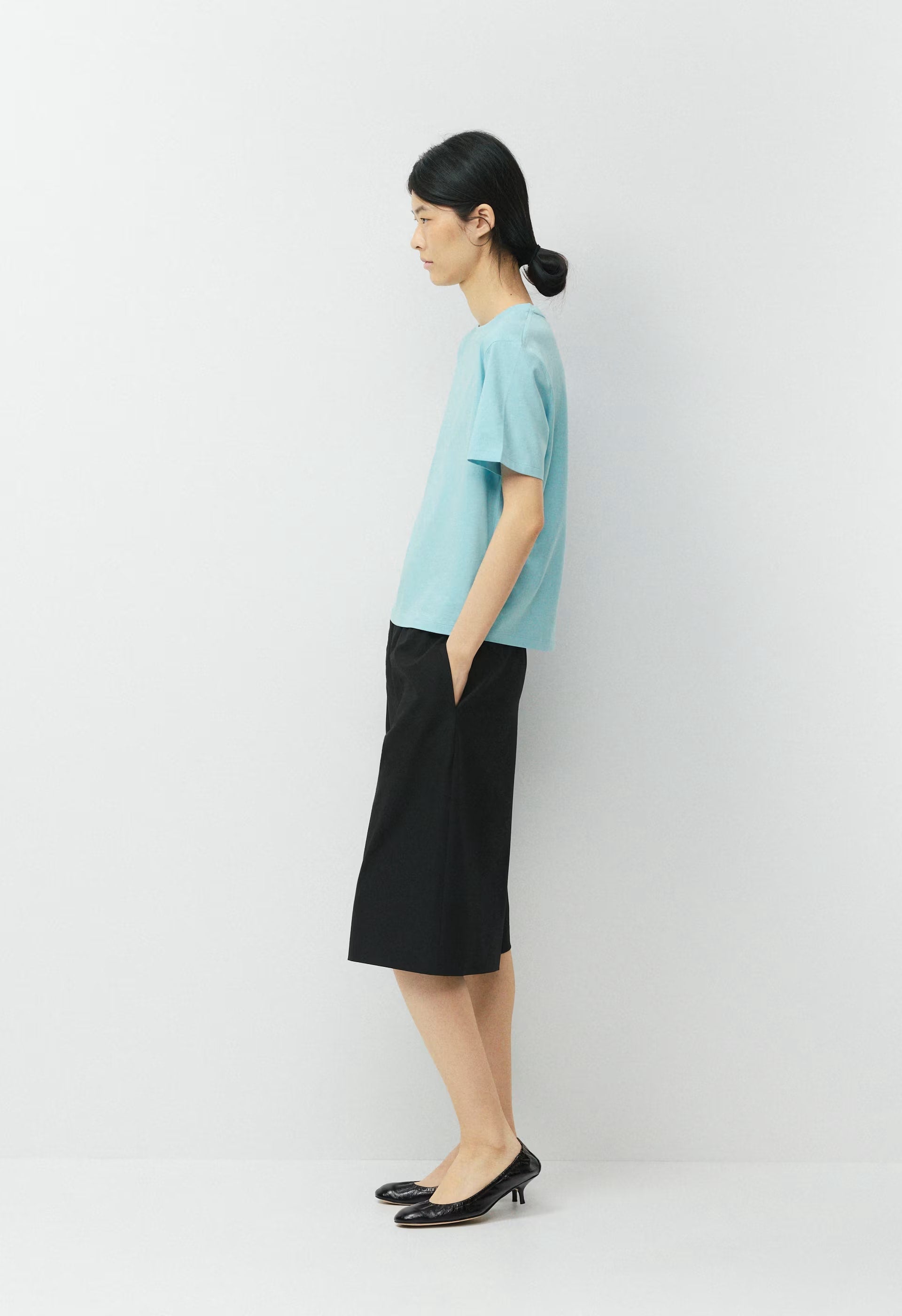 Key Cotton Thessa T-Shirt - DARK NIGHT NAVY