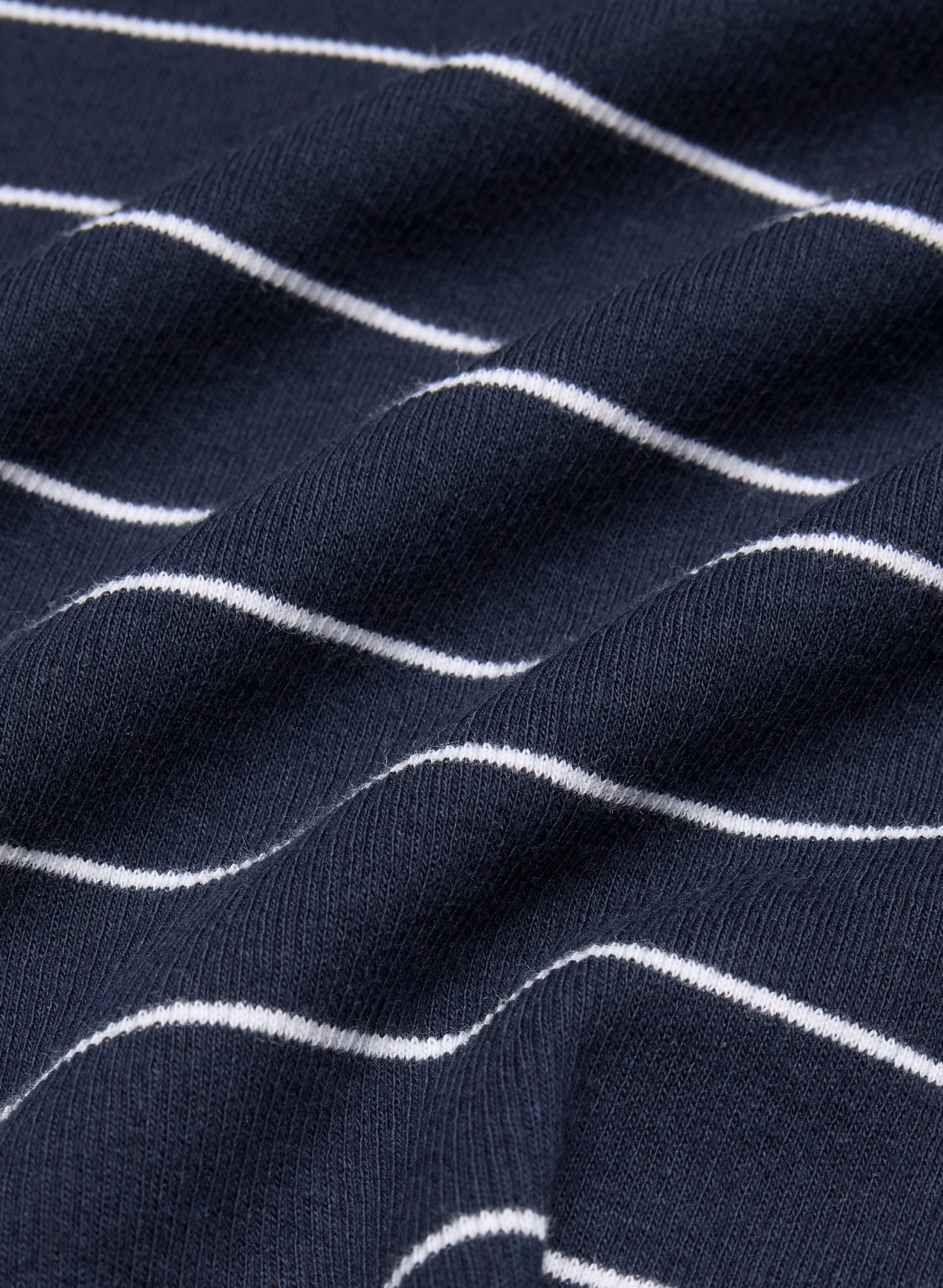 HomeStretch™ Rib Tune T-Shirt - ADMIRAL/WHITE