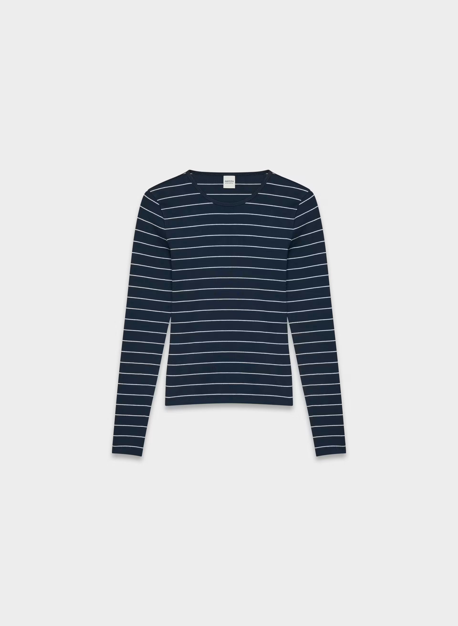 HomeStretch™ Rib Solo Longsleeve - ADMIRAL/WHITE
