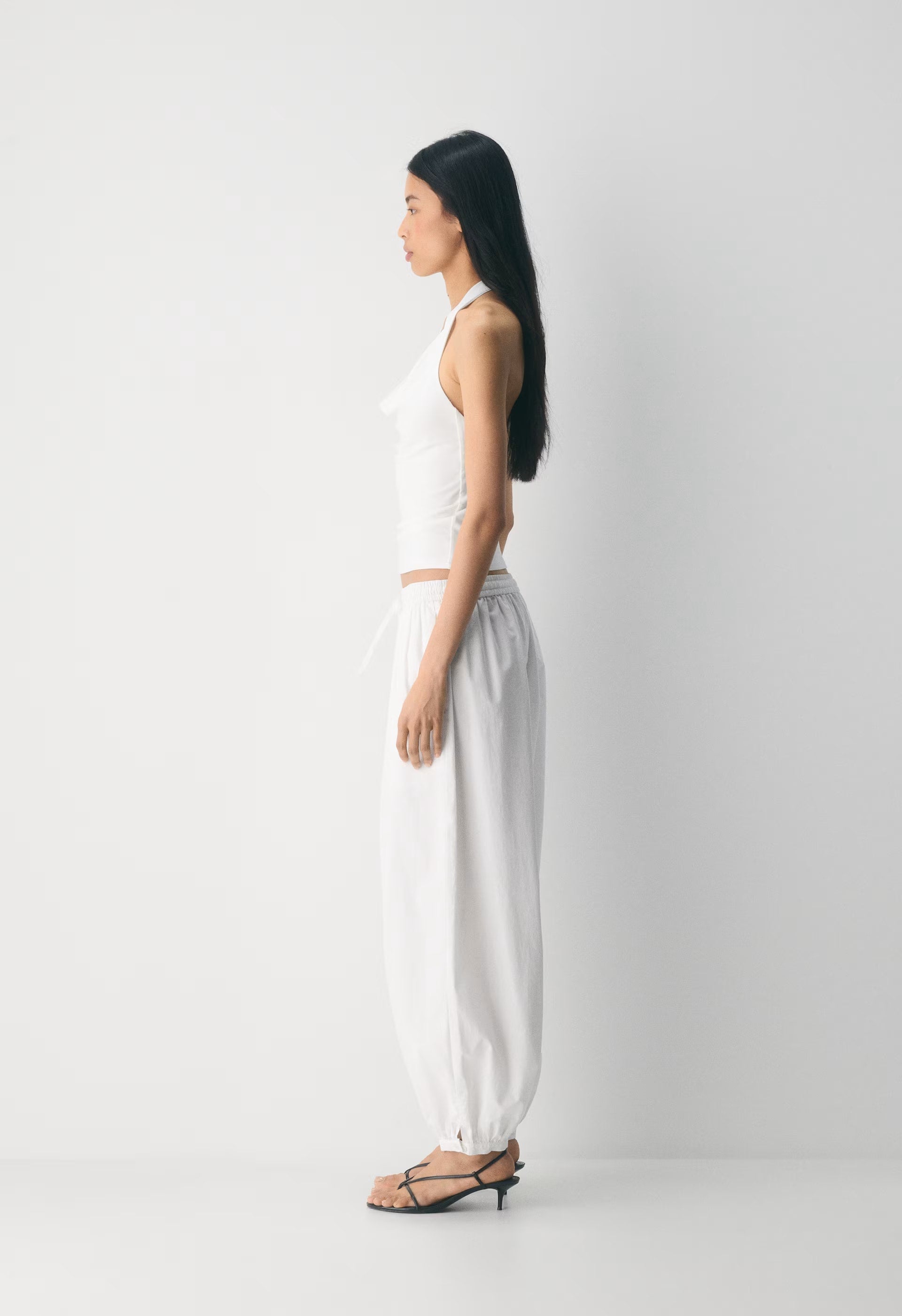 Smooth Matter™ Tableau Halter Top - WHITE