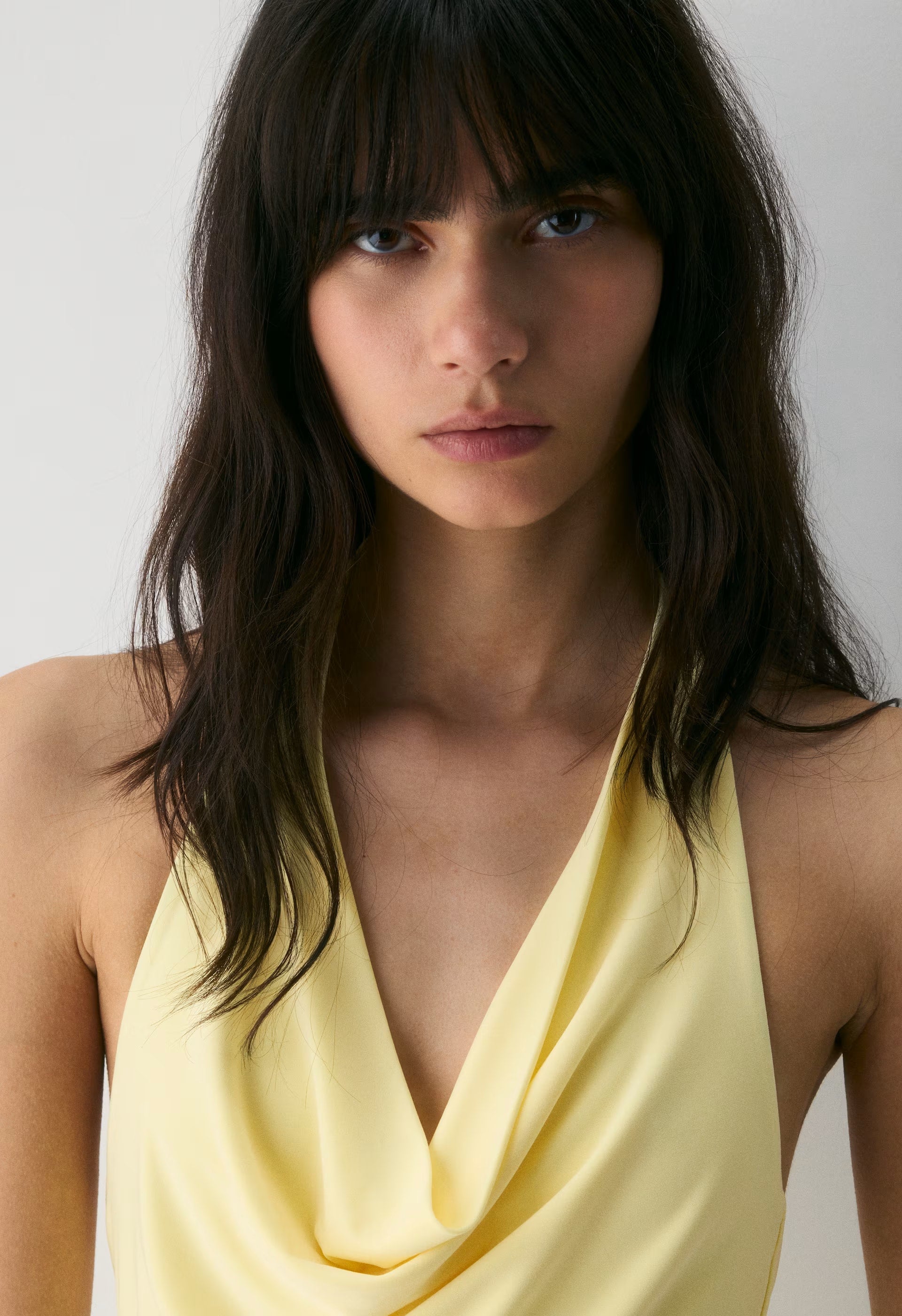 Smooth Matter™ Tableau Halter Top - LEMONADE