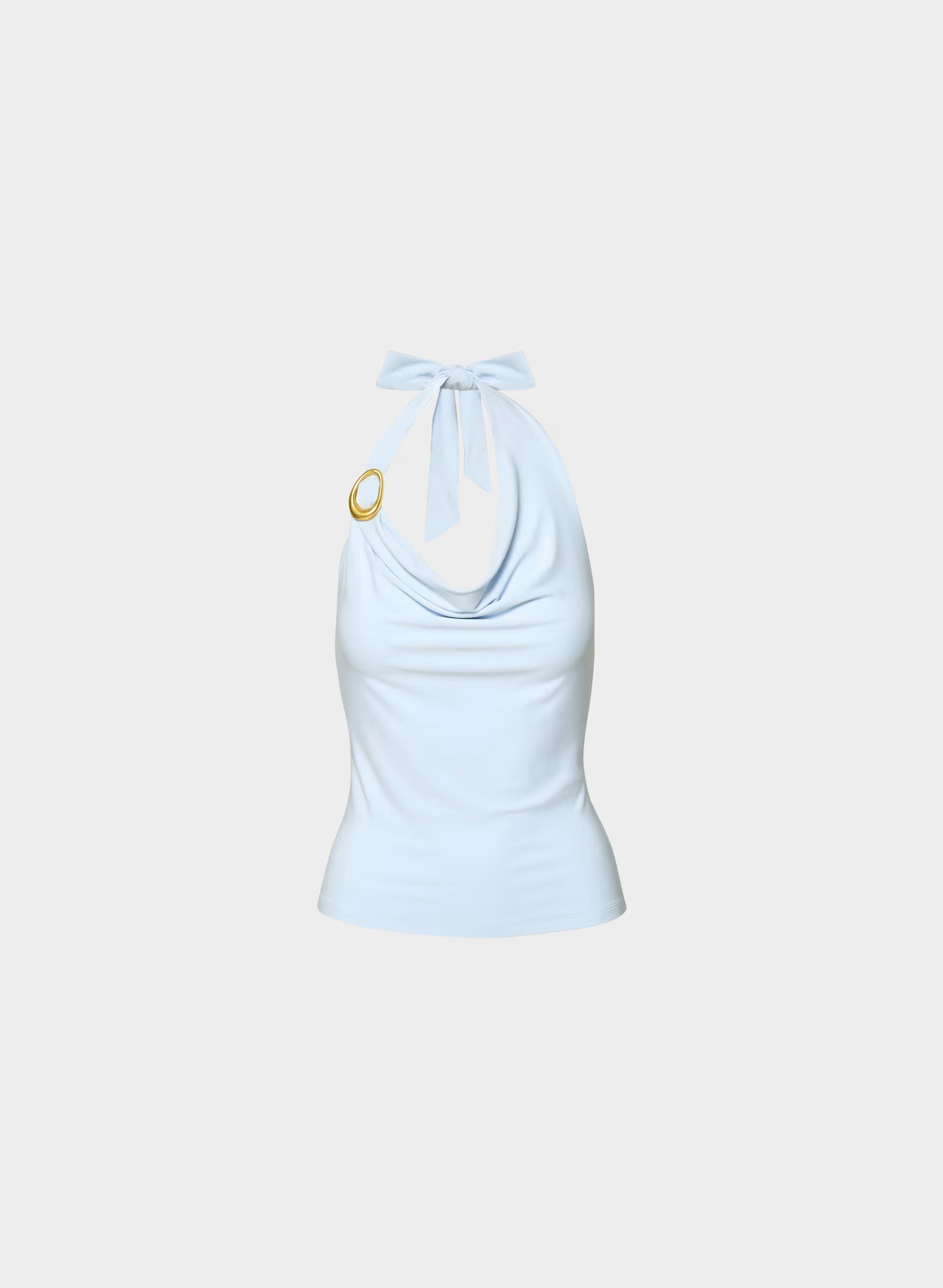Smooth Matter™ Decanter Halter Top - MIDY BLUE/GOLD