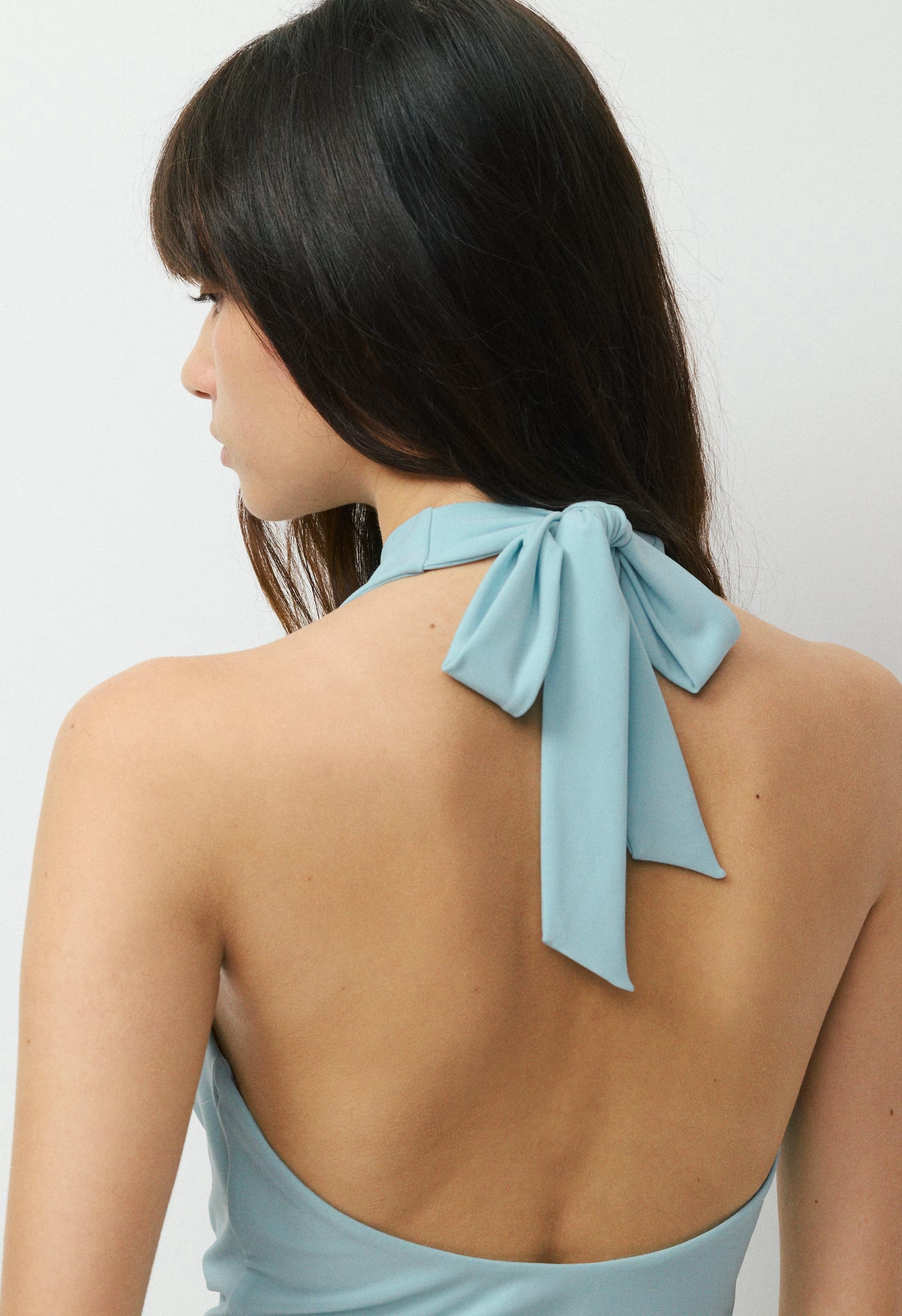 Smooth Matter™ Decanter Halter Top - PANORAMA BLUE/SILVER