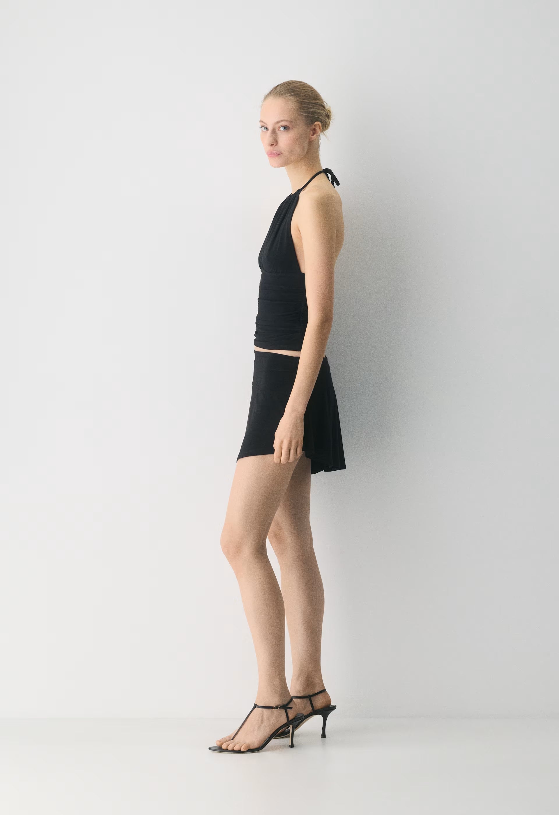 Smooth Matter™ Odeum Halter Top - BLACK