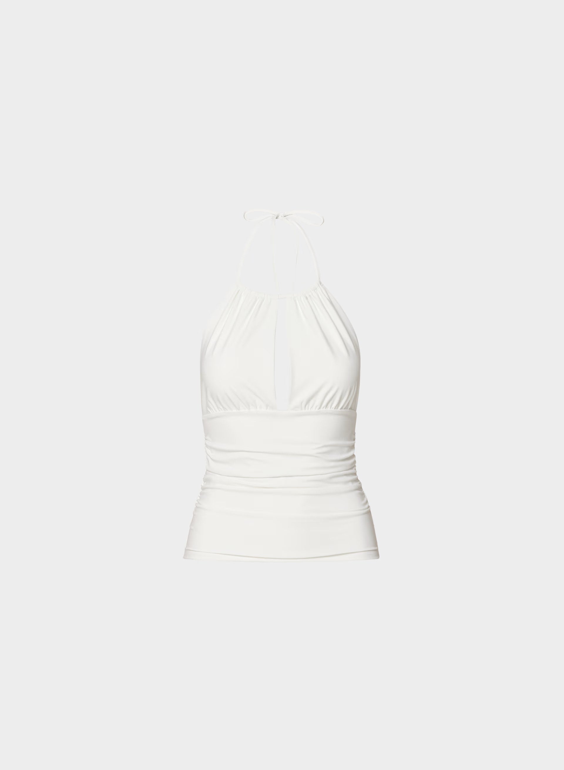 Smooth Matter™ Odeum Halter Top - WHITE