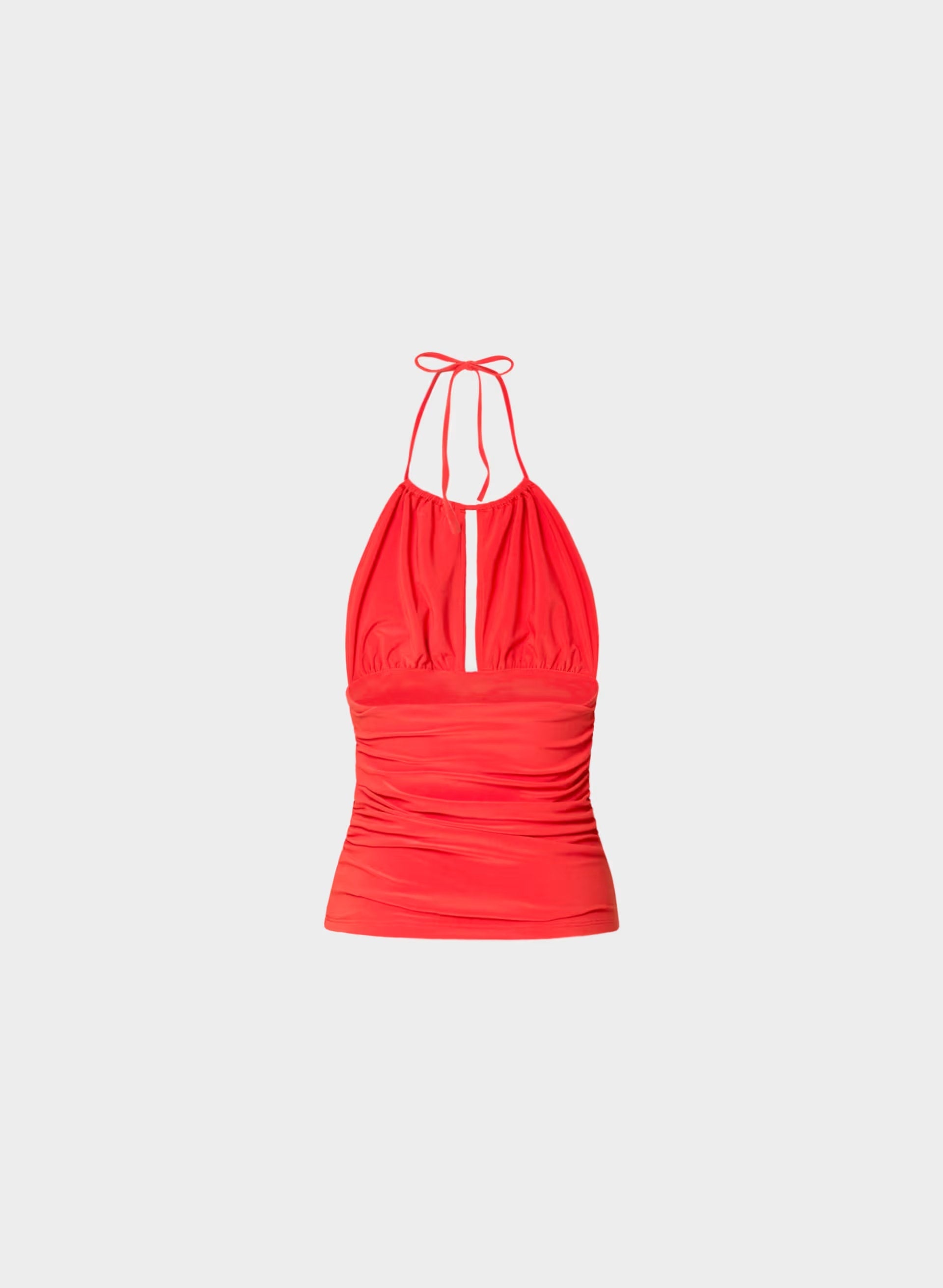 Smooth Matter™ Odeum Halter Top - CHERRYBOMB RED