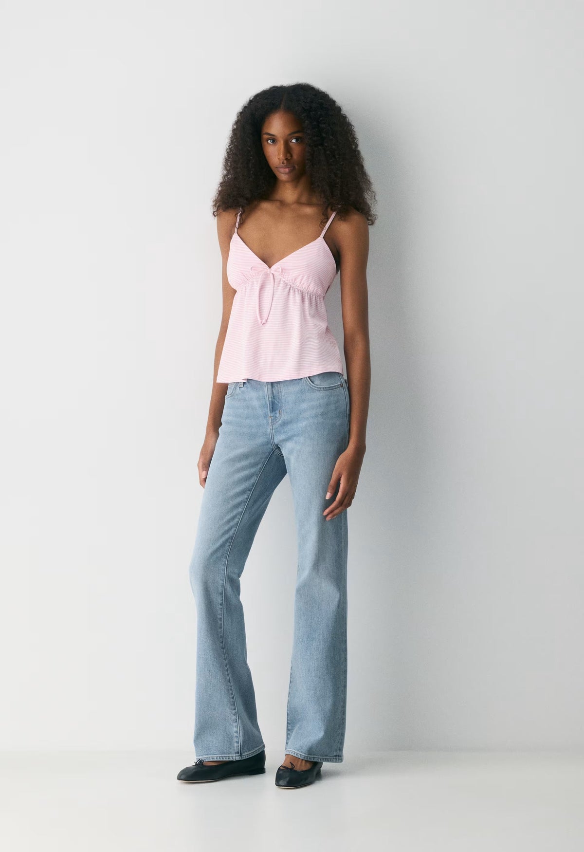 CottonWhisk™ Loulou Camisole - MILKSHAKE PINK/WHITE
