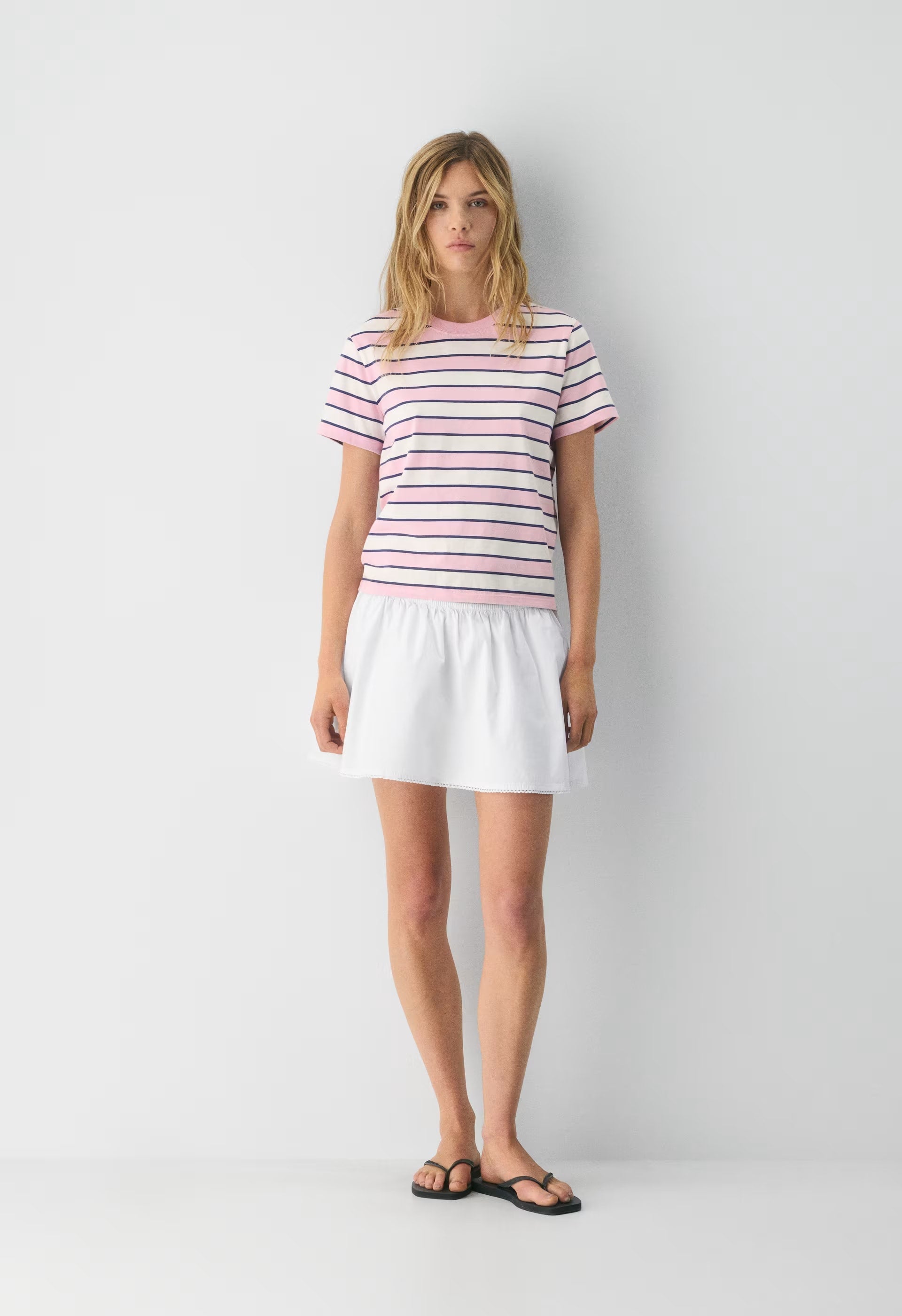 CottonWhisk™ Emma T-Shirt - HRBR NVY/RCH MCH BRN