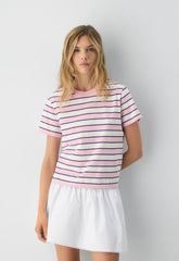 CottonWhisk™ Emma T-Shirt - HTHR CLD WHT/LMND