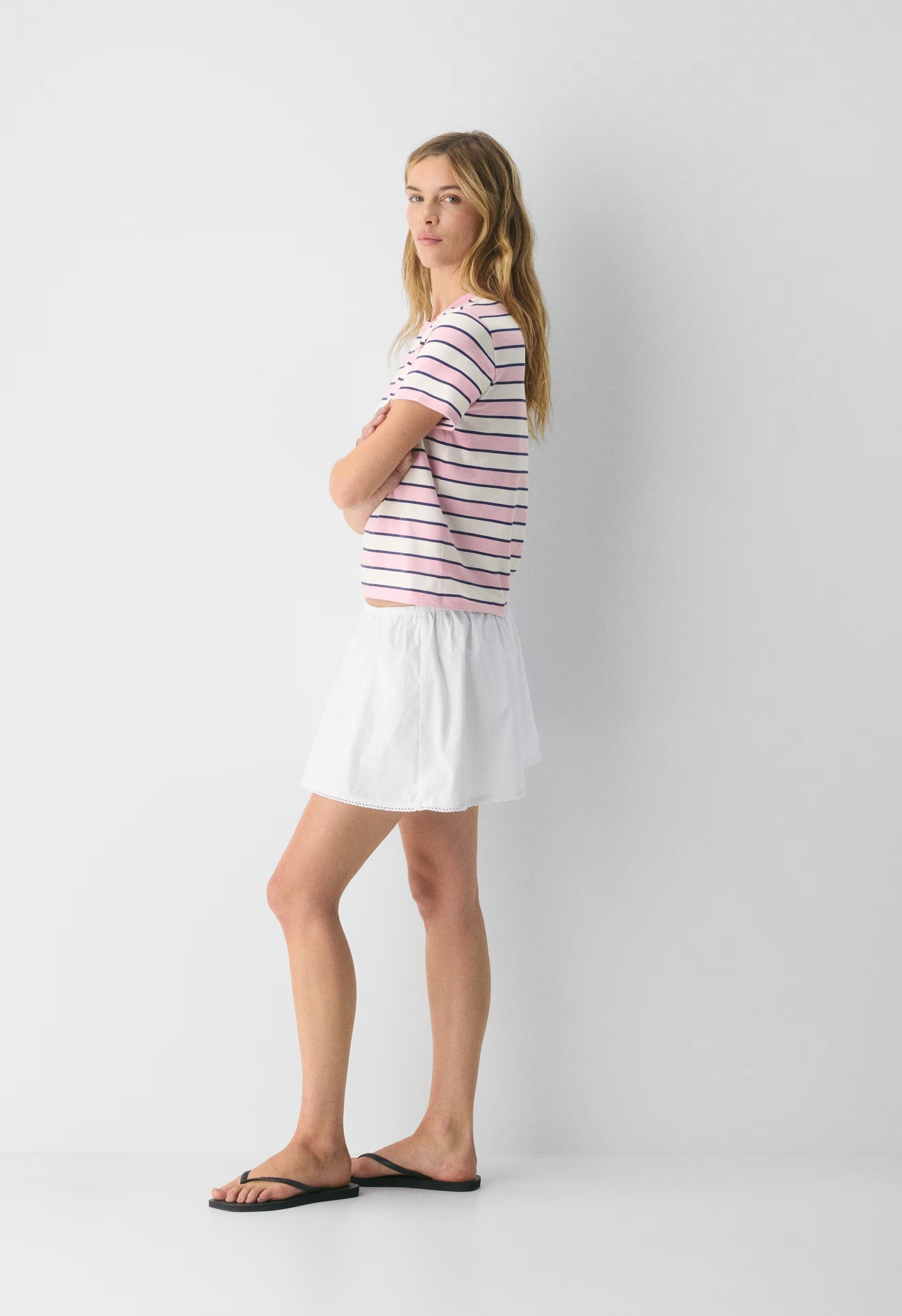 CottonWhisk™ Emma T-Shirt - MLKSHK PNK/LGHT BRCH