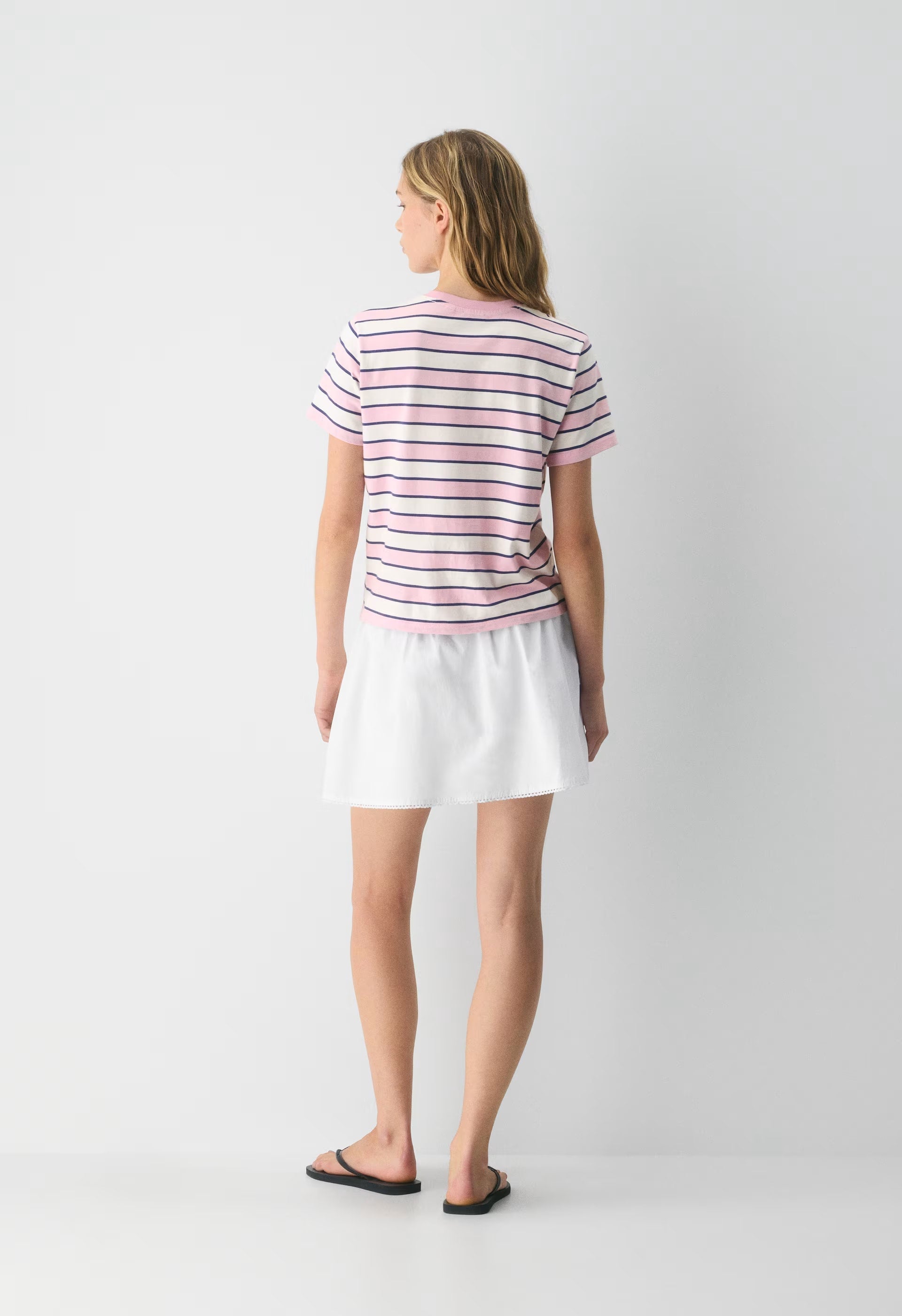 CottonWhisk™ Emma T-Shirt - HRBR NVY/RCH MCH BRN