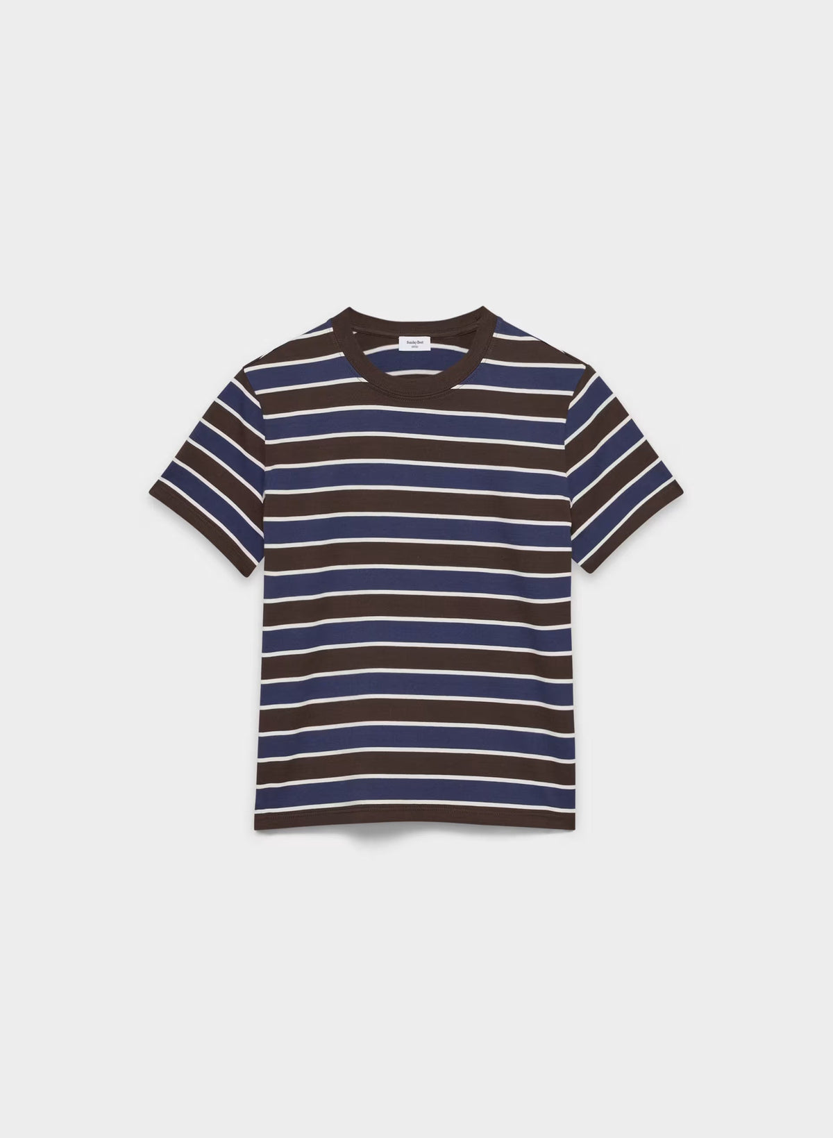 CottonWhisk™ Emma T-Shirt - HRBR NVY/RCH MCH BRN