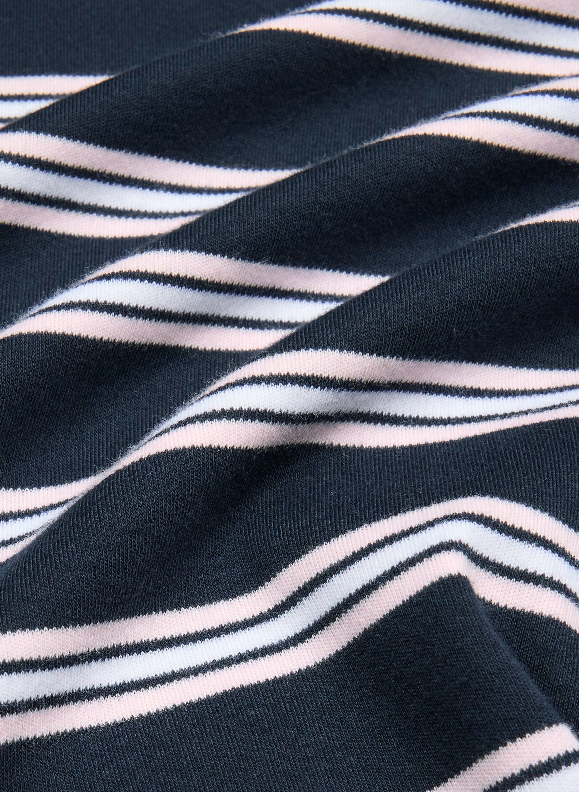 InterLock Cotton Barclay T-Shirt - DRK NGT NVY/VLL PNK