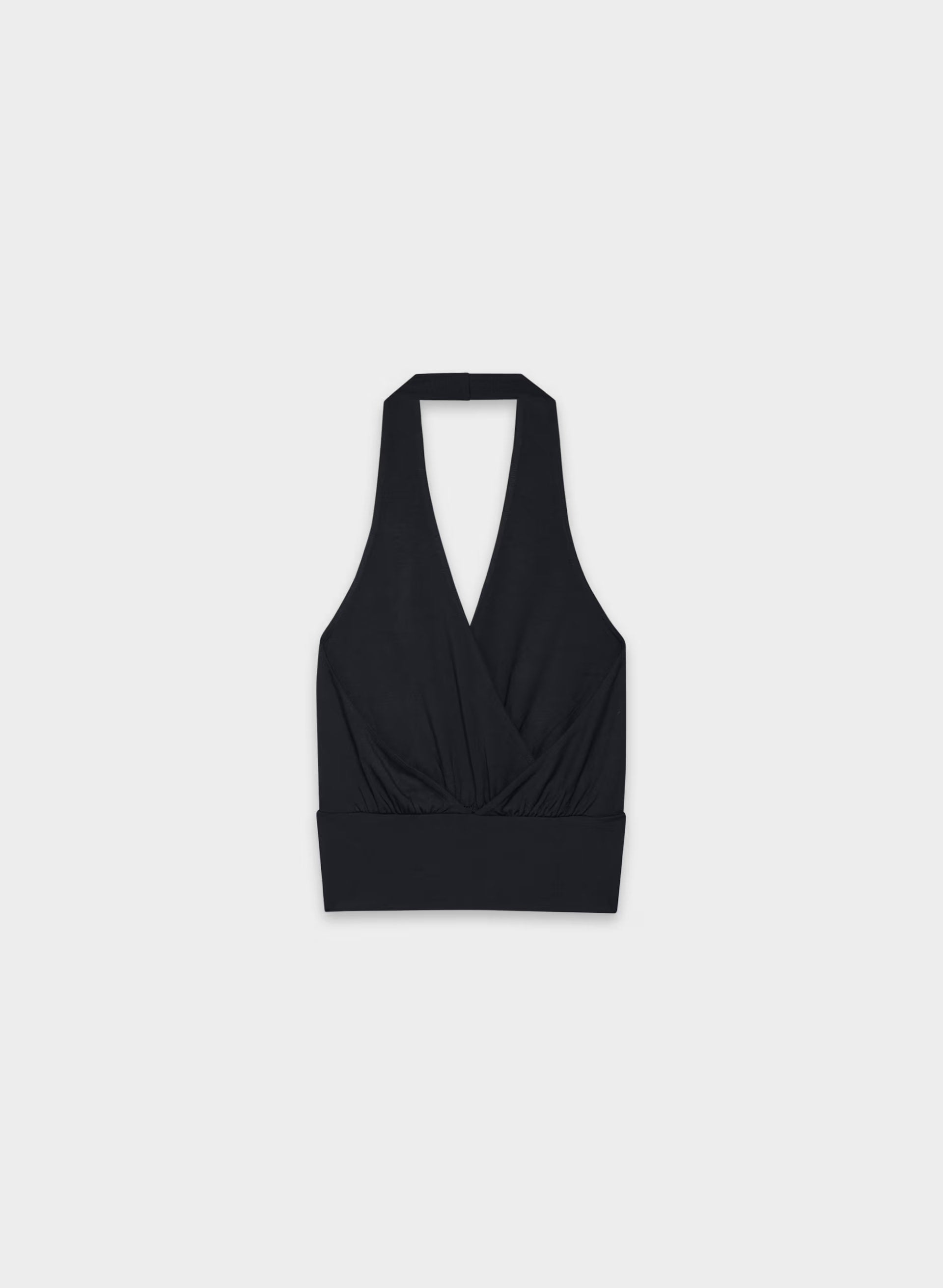 Chantal Halter Top - BLACK