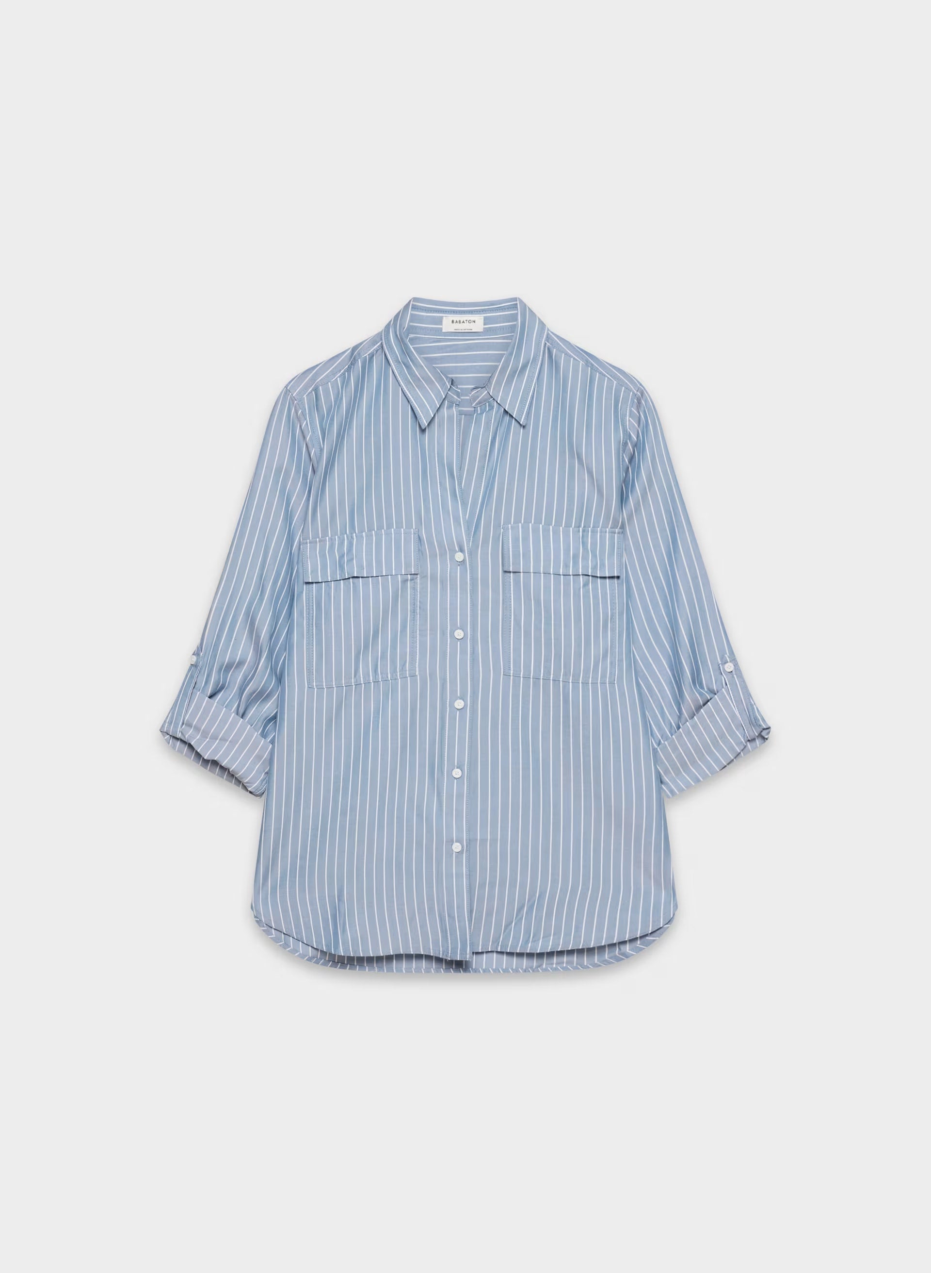 Utility Shirt - MTCHL STRP FR BLU/WT