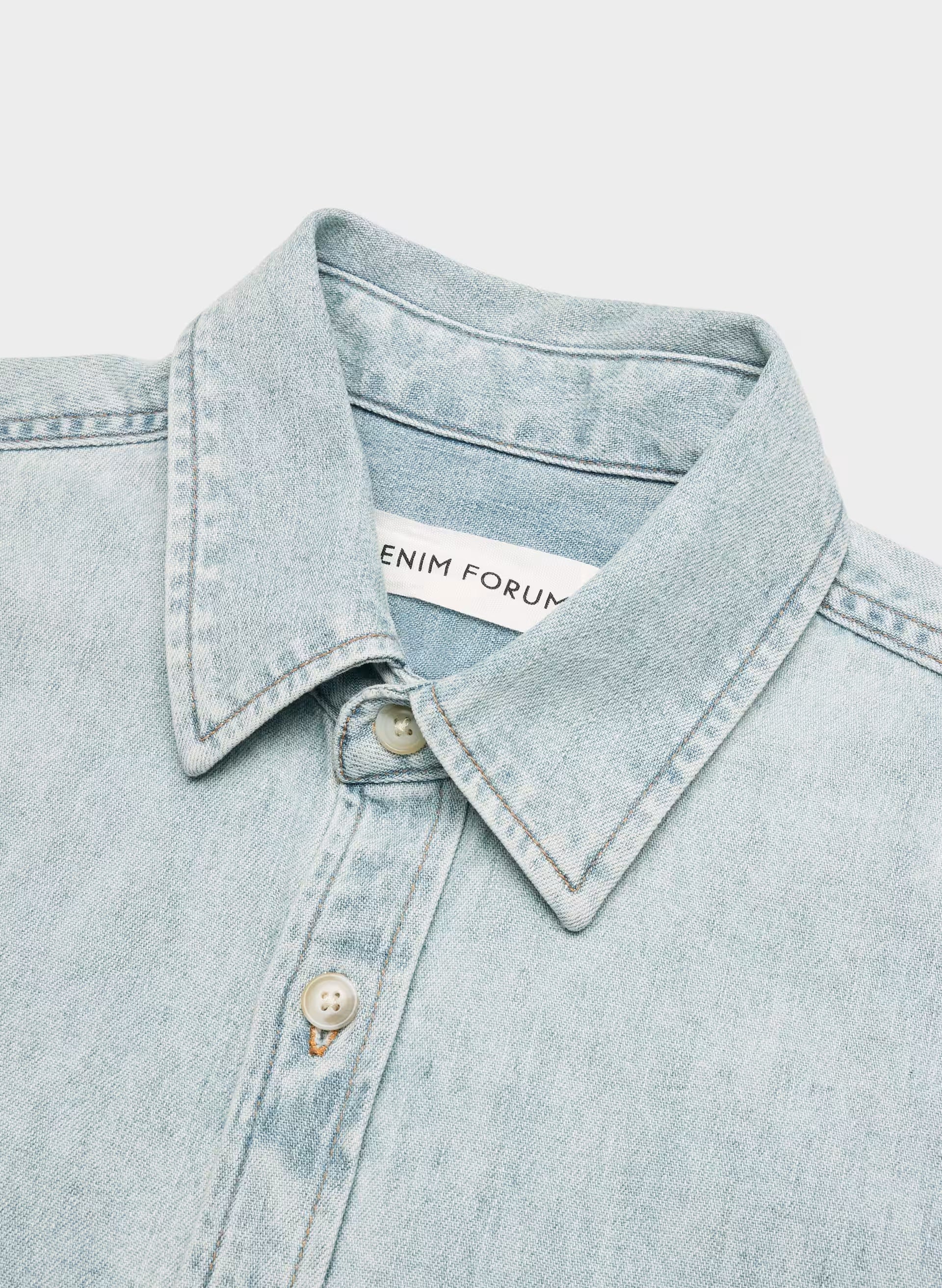 Denim Forum The '80s Comfy Denim Shirt - 15 YRS BRL THR BLEU