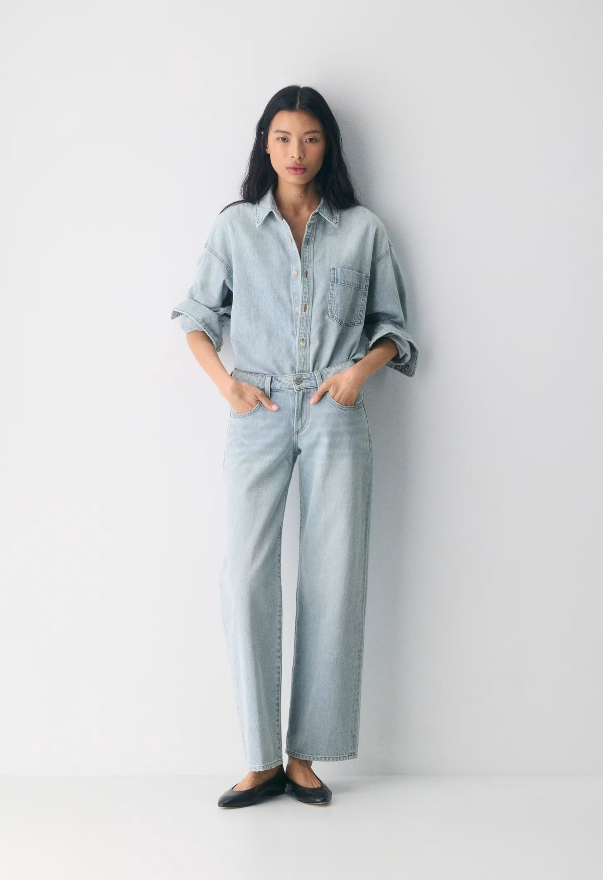Denim Forum The '80s Comfy Denim Shirt - 15 YRS BRL THR BLEU