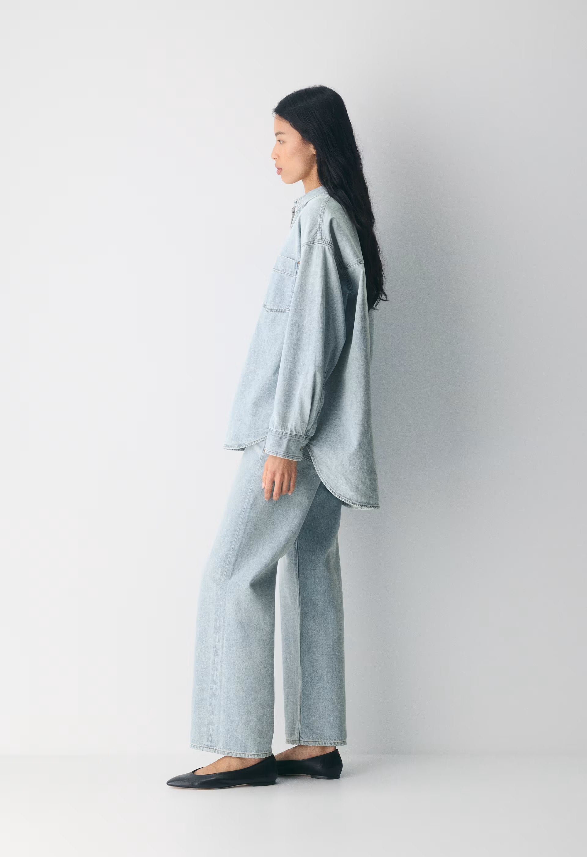 Denim Forum The '80s Comfy Denim Shirt - 15 YRS BRL THR BLEU