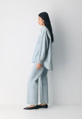 Denim Forum The '80s Comfy Denim Shirt - 15 YRS BRL THR BLEU