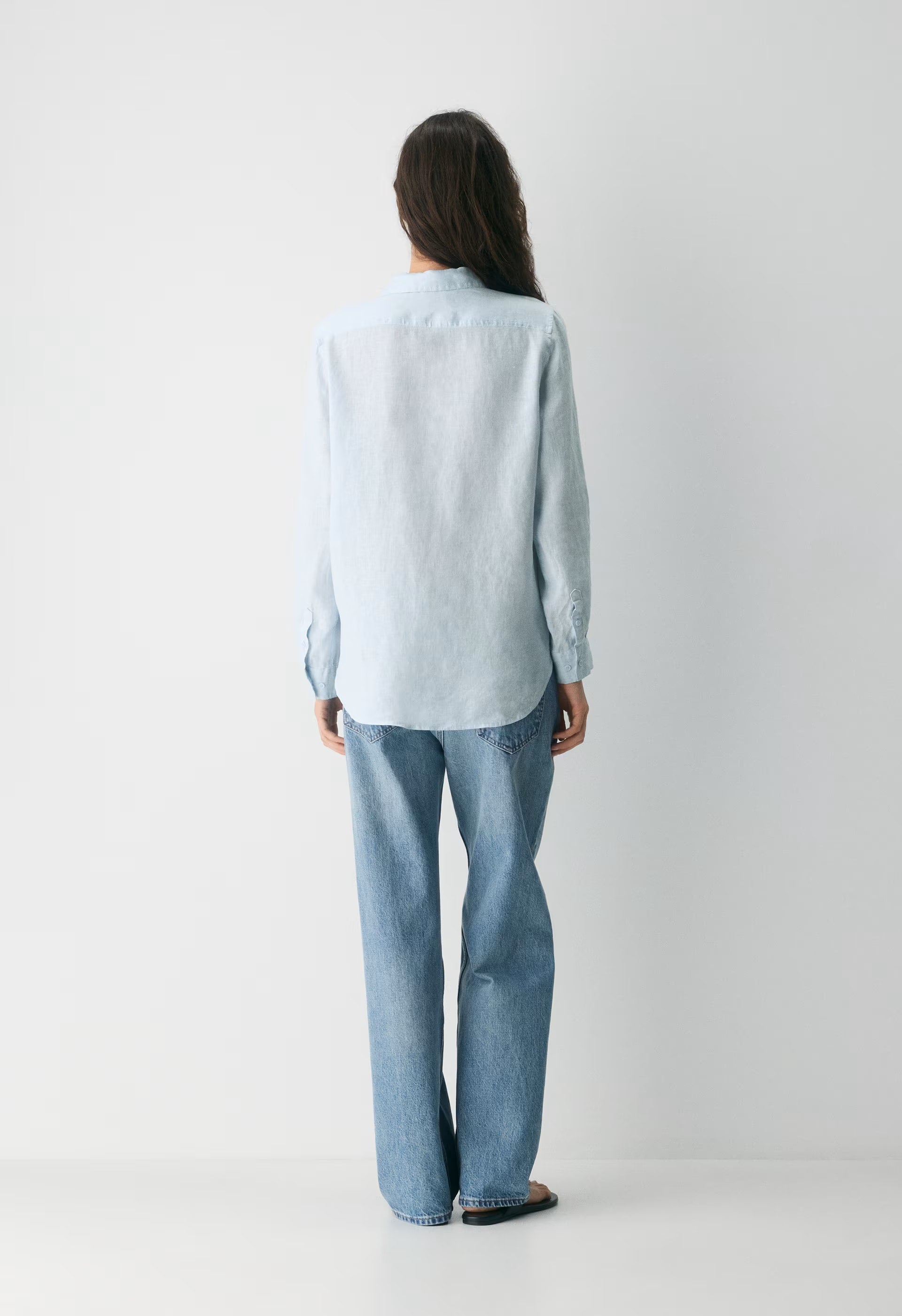 Utility Linen Shirt - MIDDAY BLUE