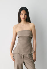 Element Tube Top - Eversential™ - HEATHER NOMAD TAUPE