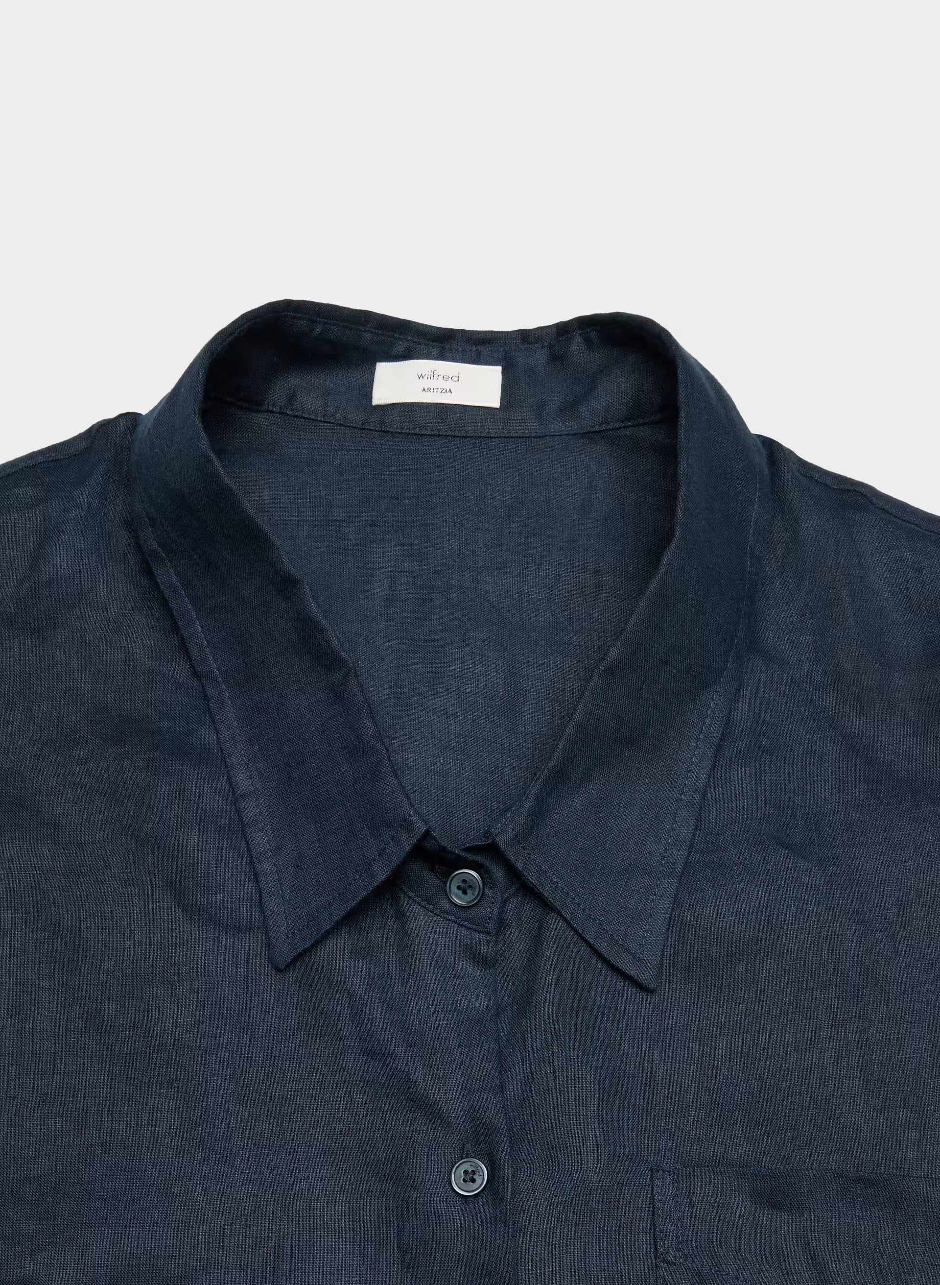 Reminisce Relaxed Linen Shirt - ADMIRAL