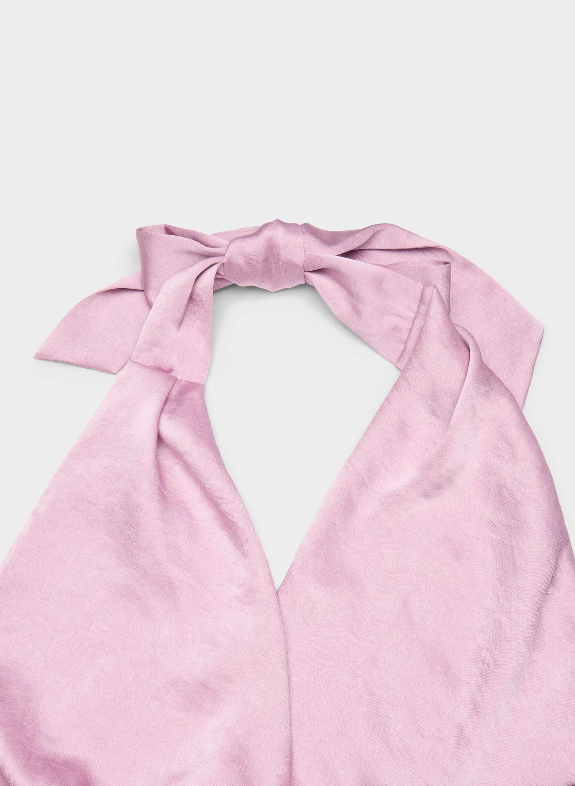 Martini Satin Halter Top - SWEET PEA PURPLE