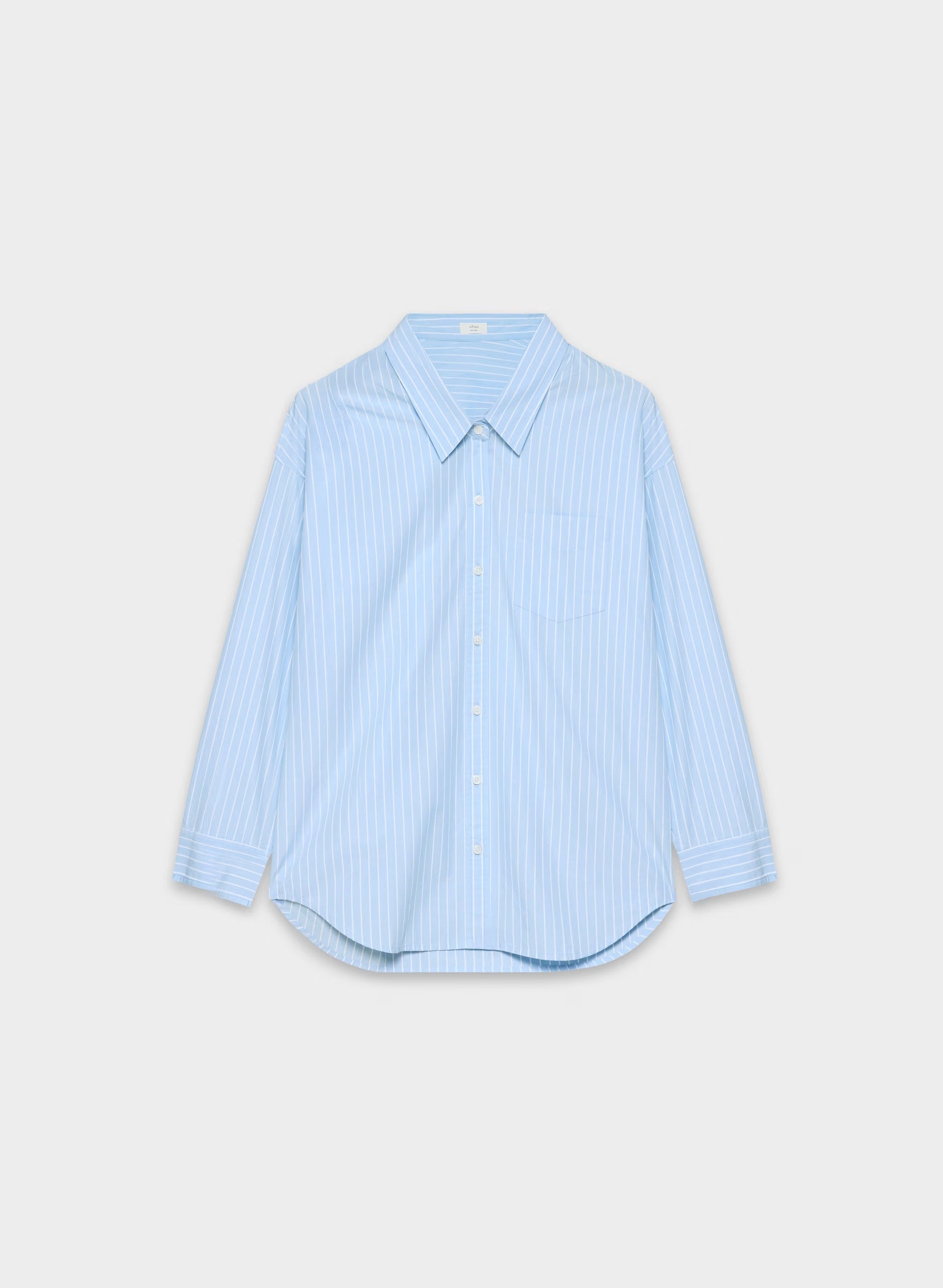 Reminisce Relaxed Poplin Shirt - MTCHLL STRP CF B/B WH