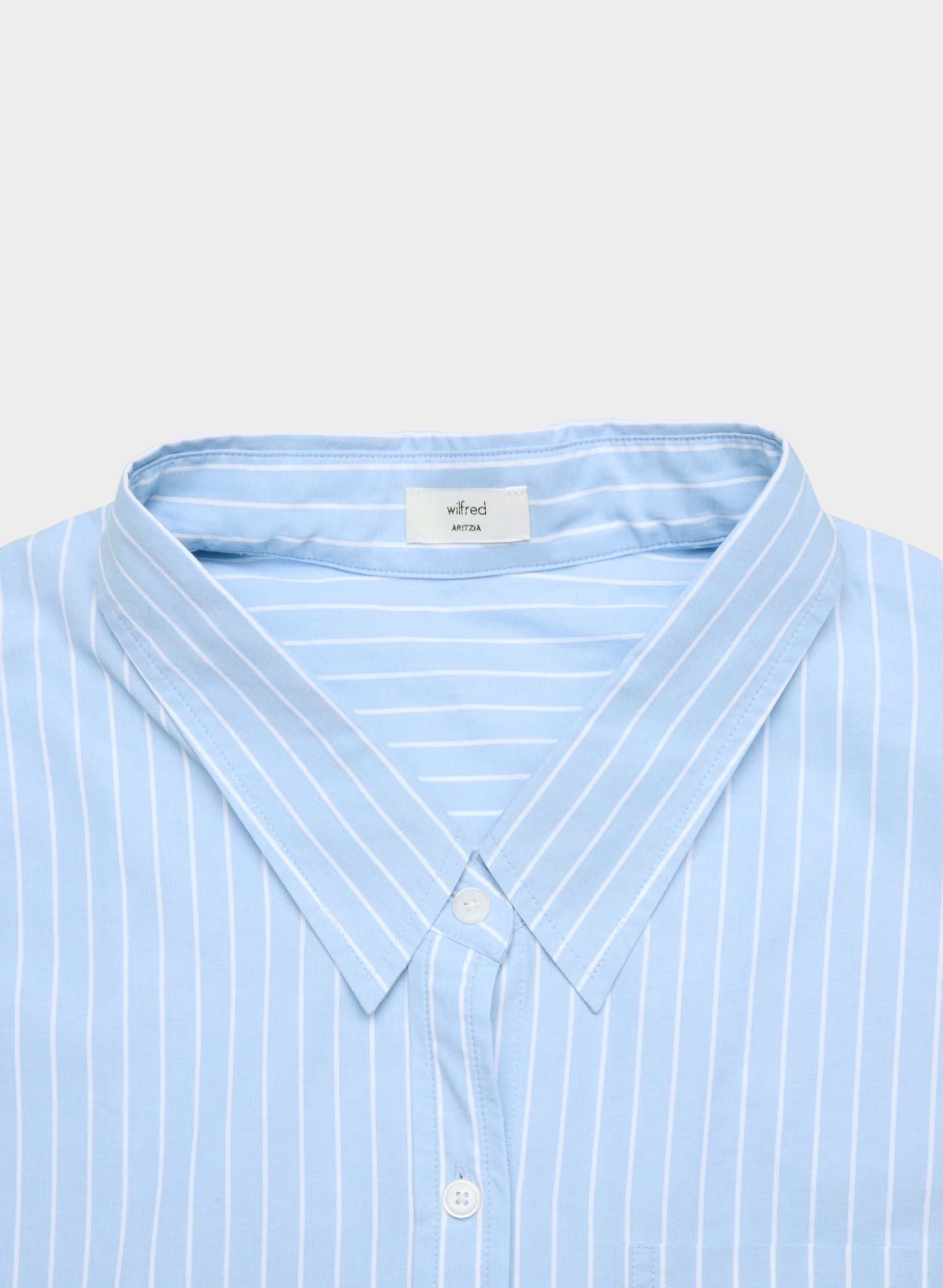Reminisce Relaxed Poplin Shirt - MTCHLL STRP CF B/B WH