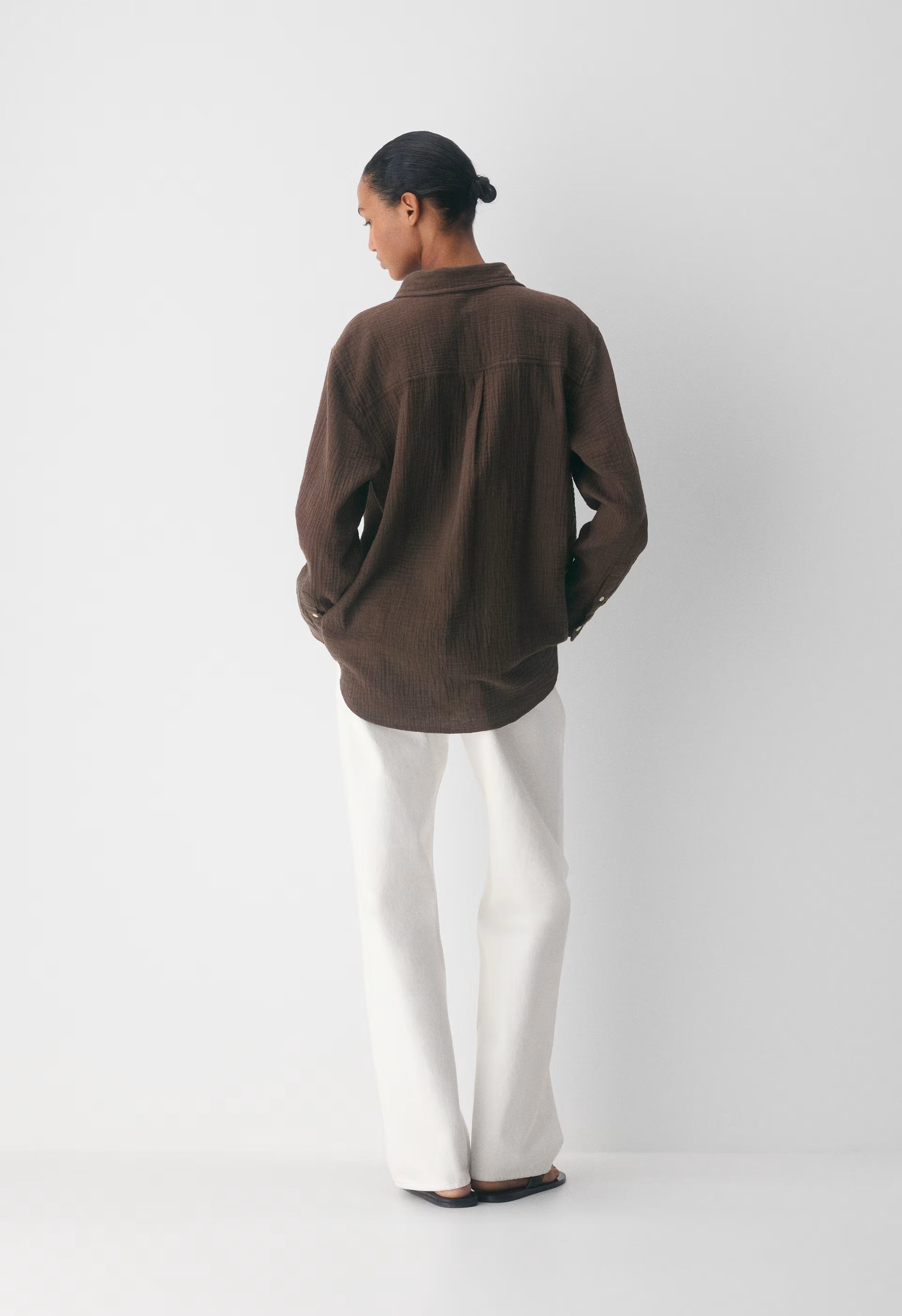 AirPlush Cotton™ Sail Shirt - RICH MOCHA BROWN