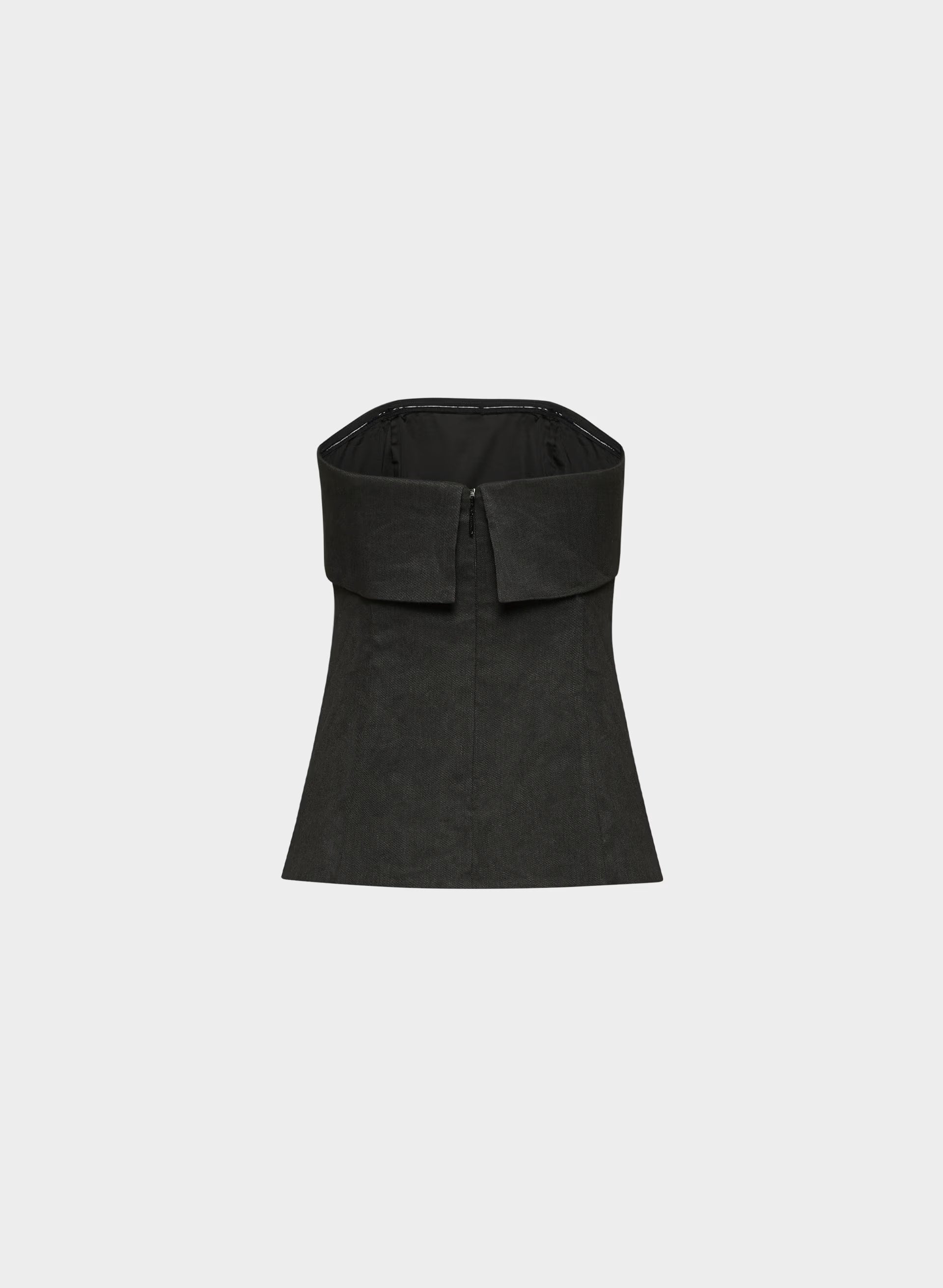 Element Linen Tube Top - BLACK