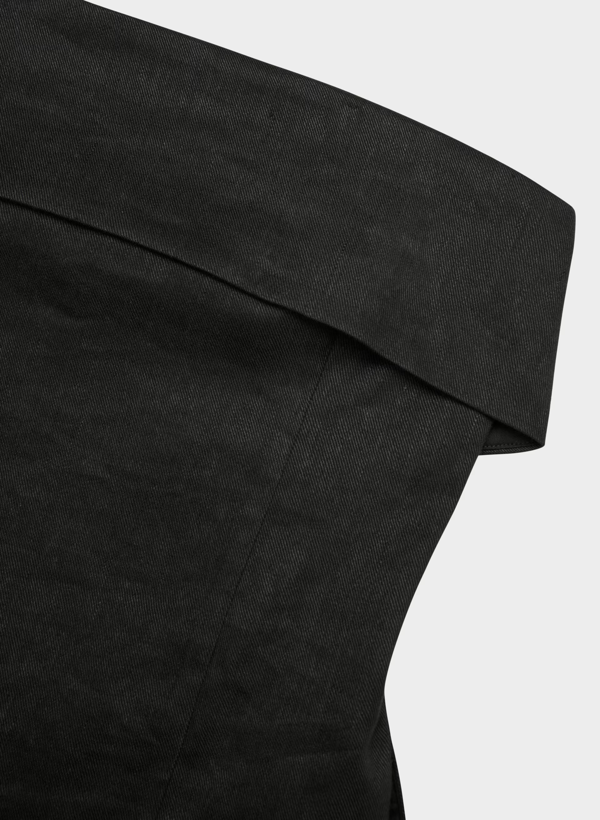 Element Linen Tube Top - BLACK