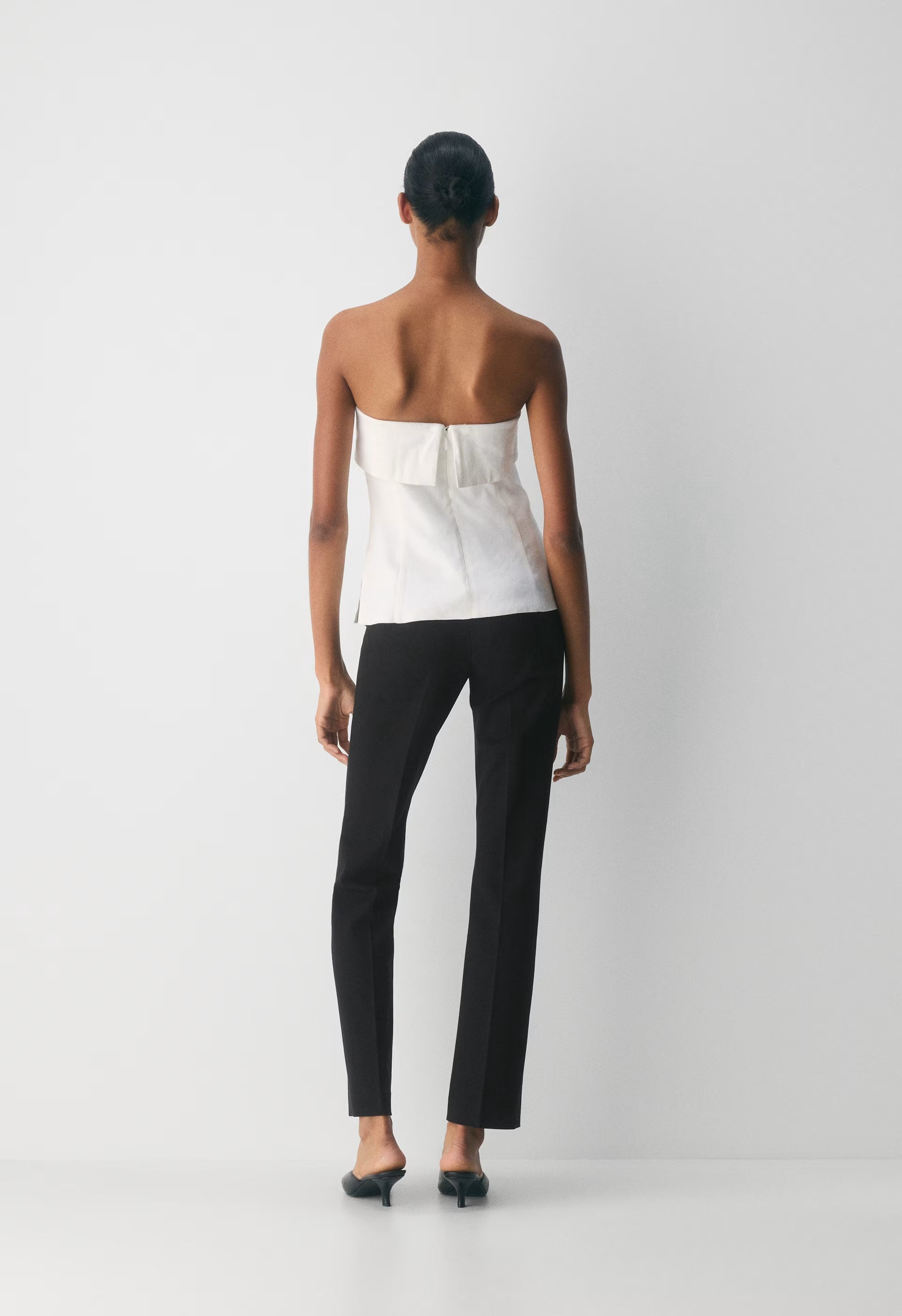 Element Linen Tube Top - WHITE