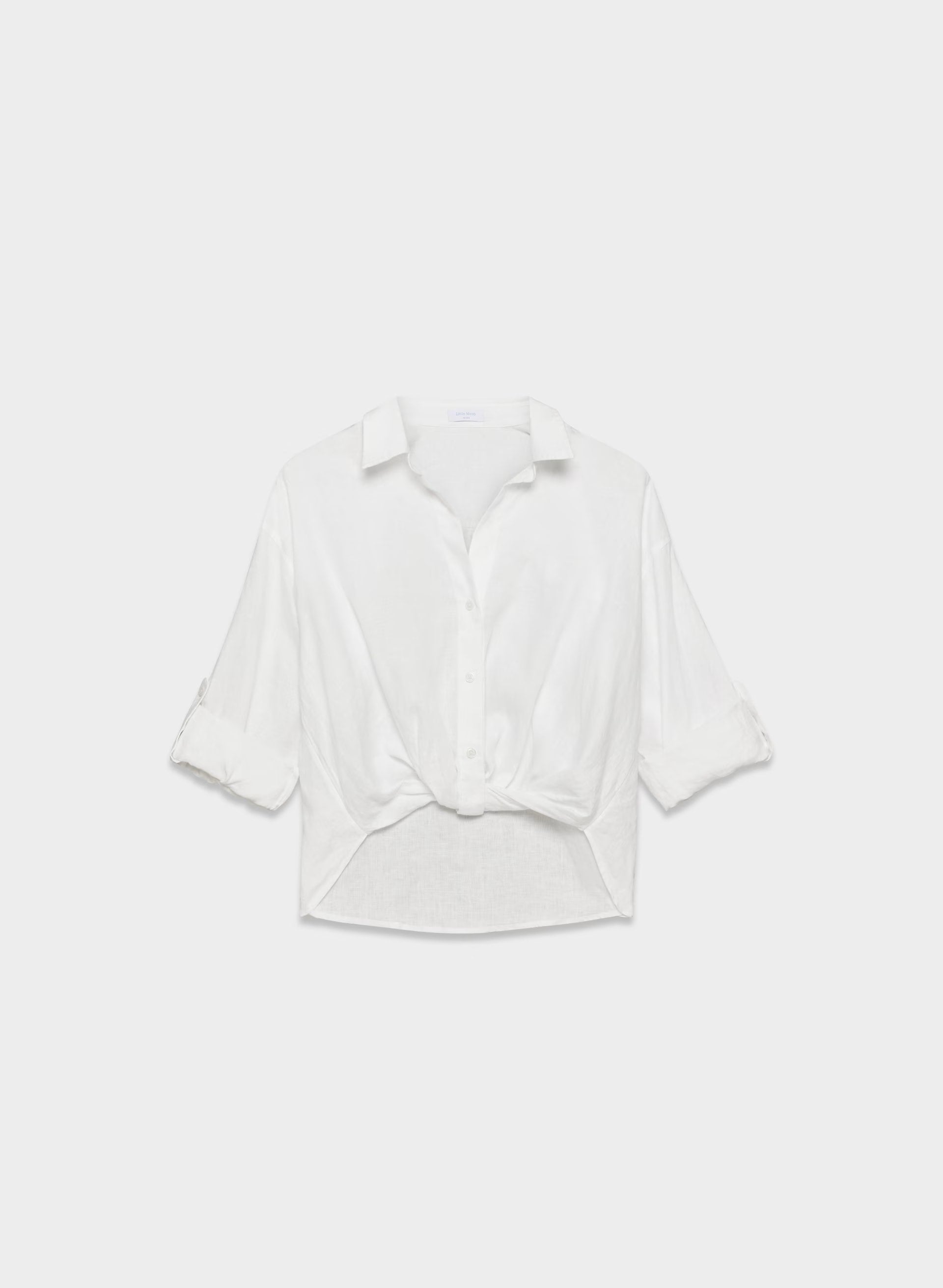 Portofino Linen Shirt - WHITE