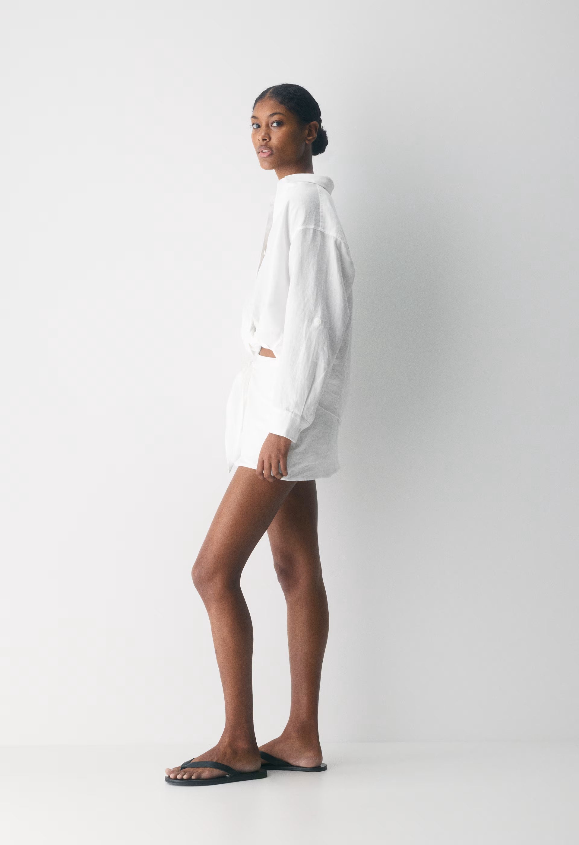 Portofino Linen Shirt - WHITE