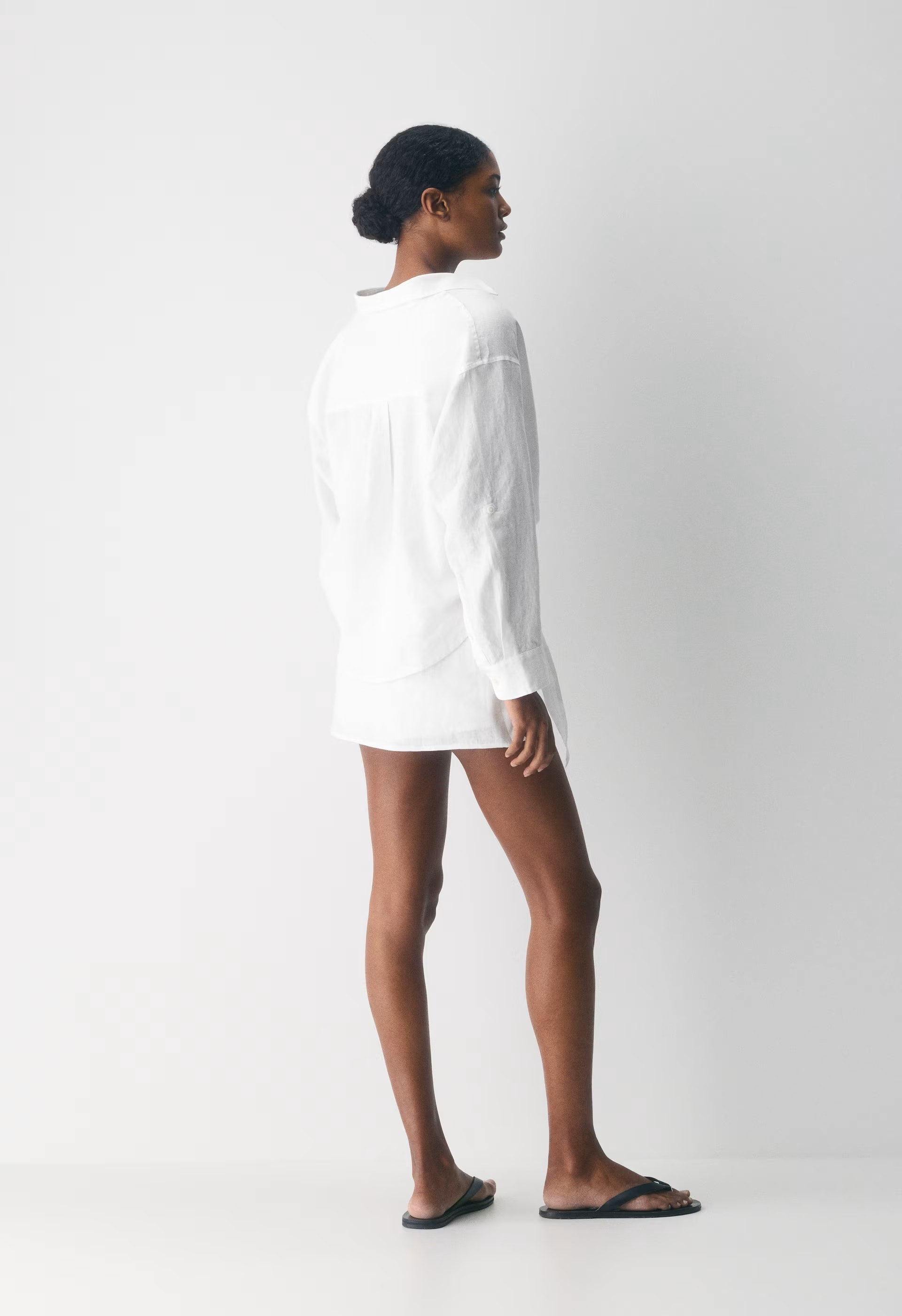 Portofino Linen Shirt - WHITE