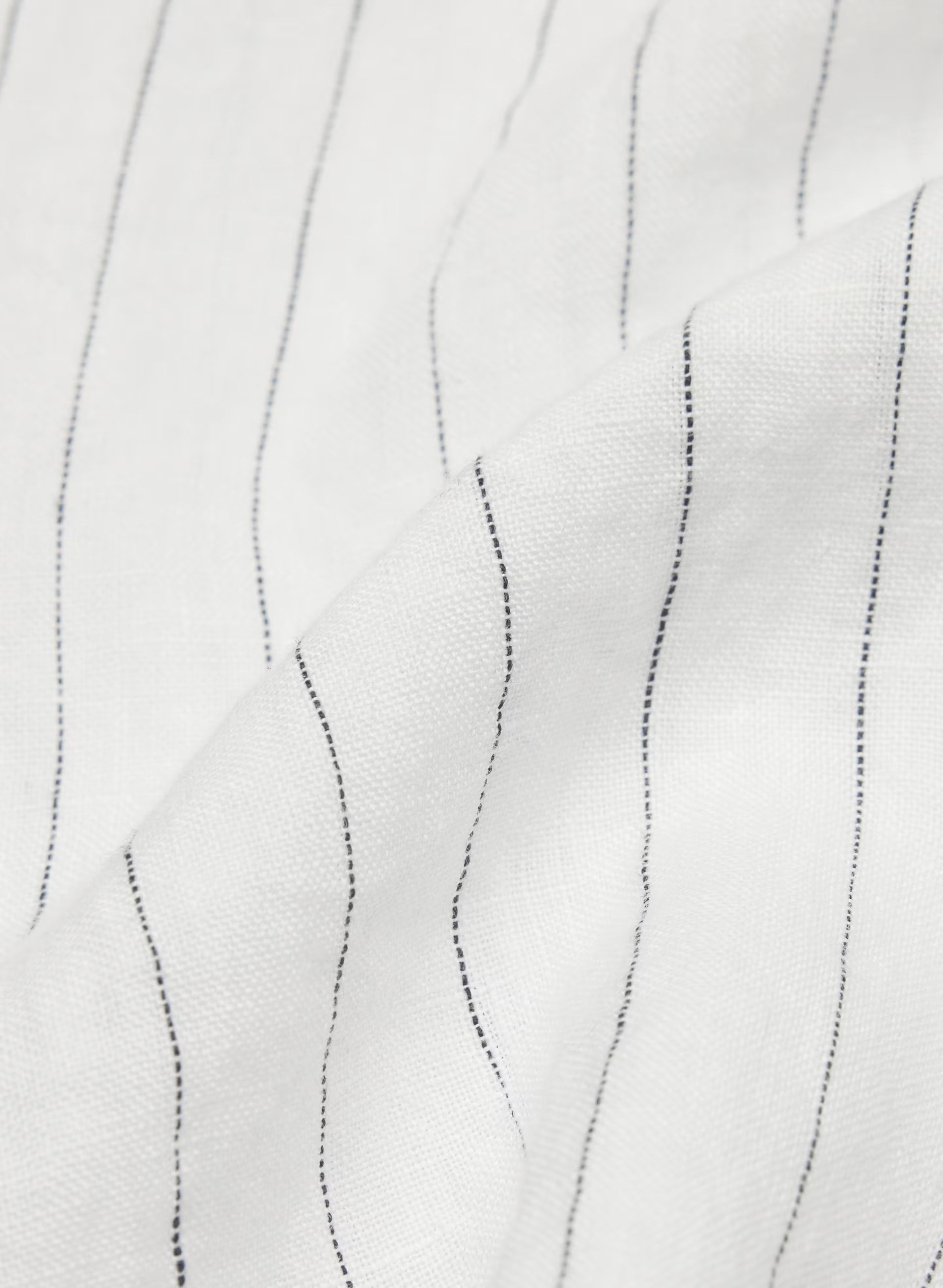 Utility Linen Shirt - HNDSN STRP WT/ADMIRAL