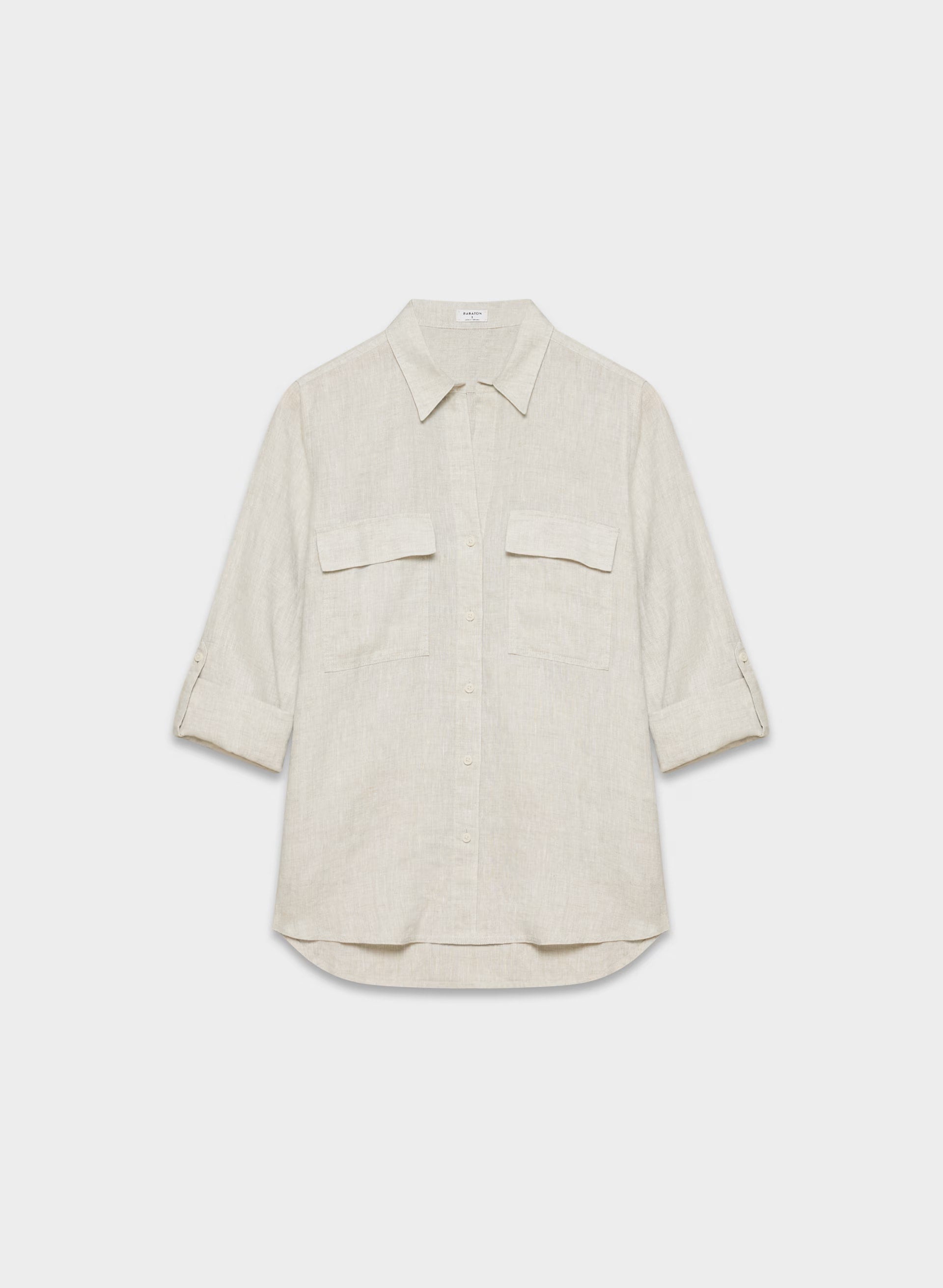 Utility Linen Shirt - UNDYED ECRU