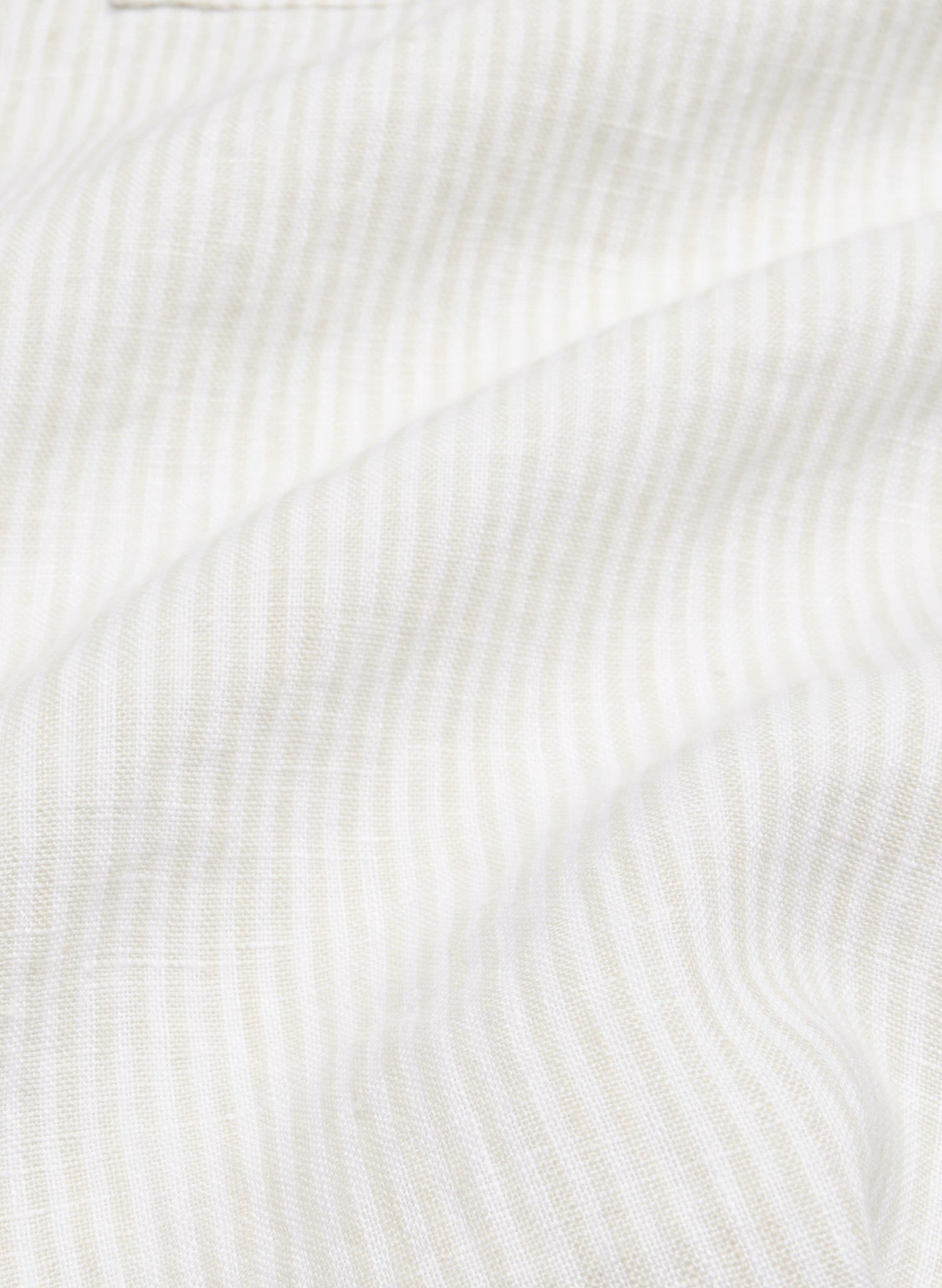 Utility Linen Shirt - WLN STP WHT/NTRL ECR