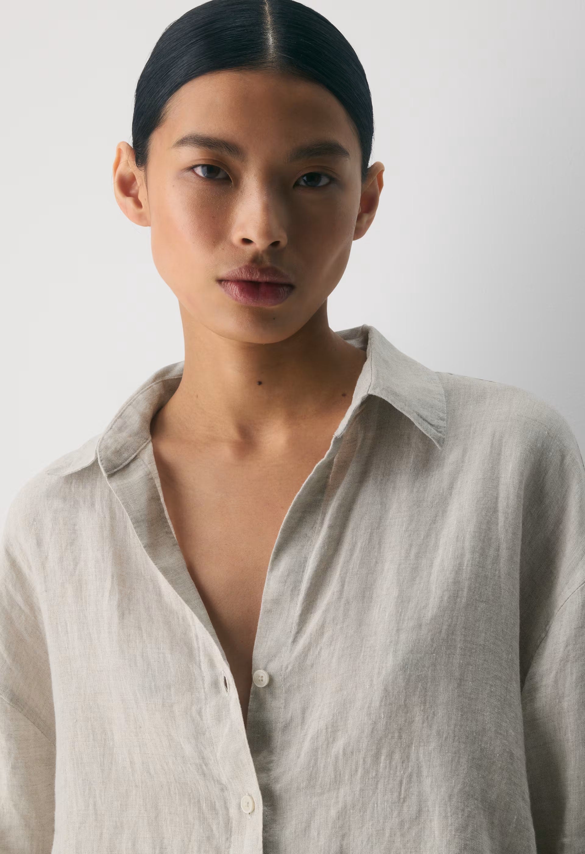 Archive Linen Shirt - UNDYED ECRU