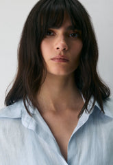 Archive Linen Shirt - MIDDAY BLUE