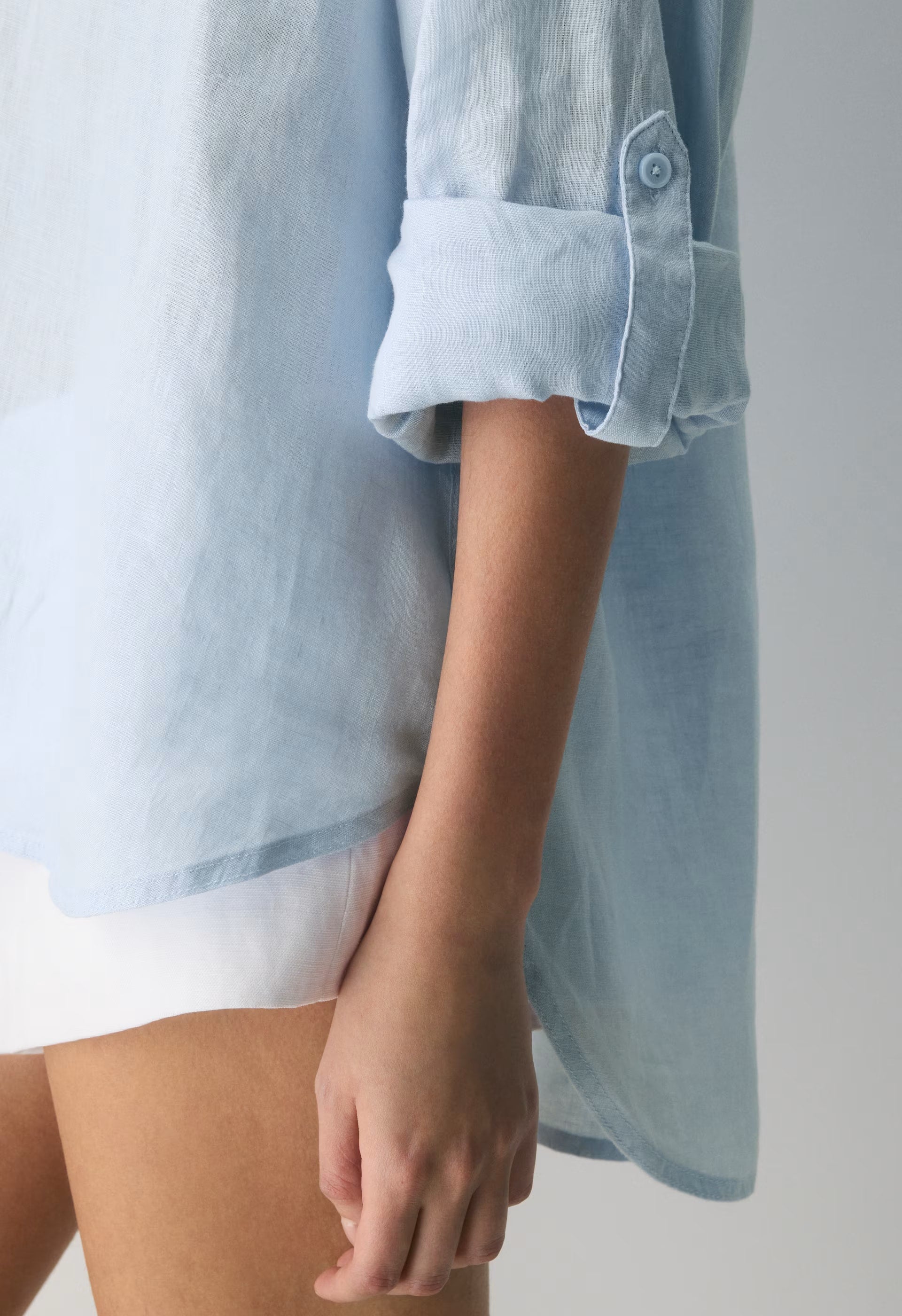 Archive Linen Shirt - MIDDAY BLUE