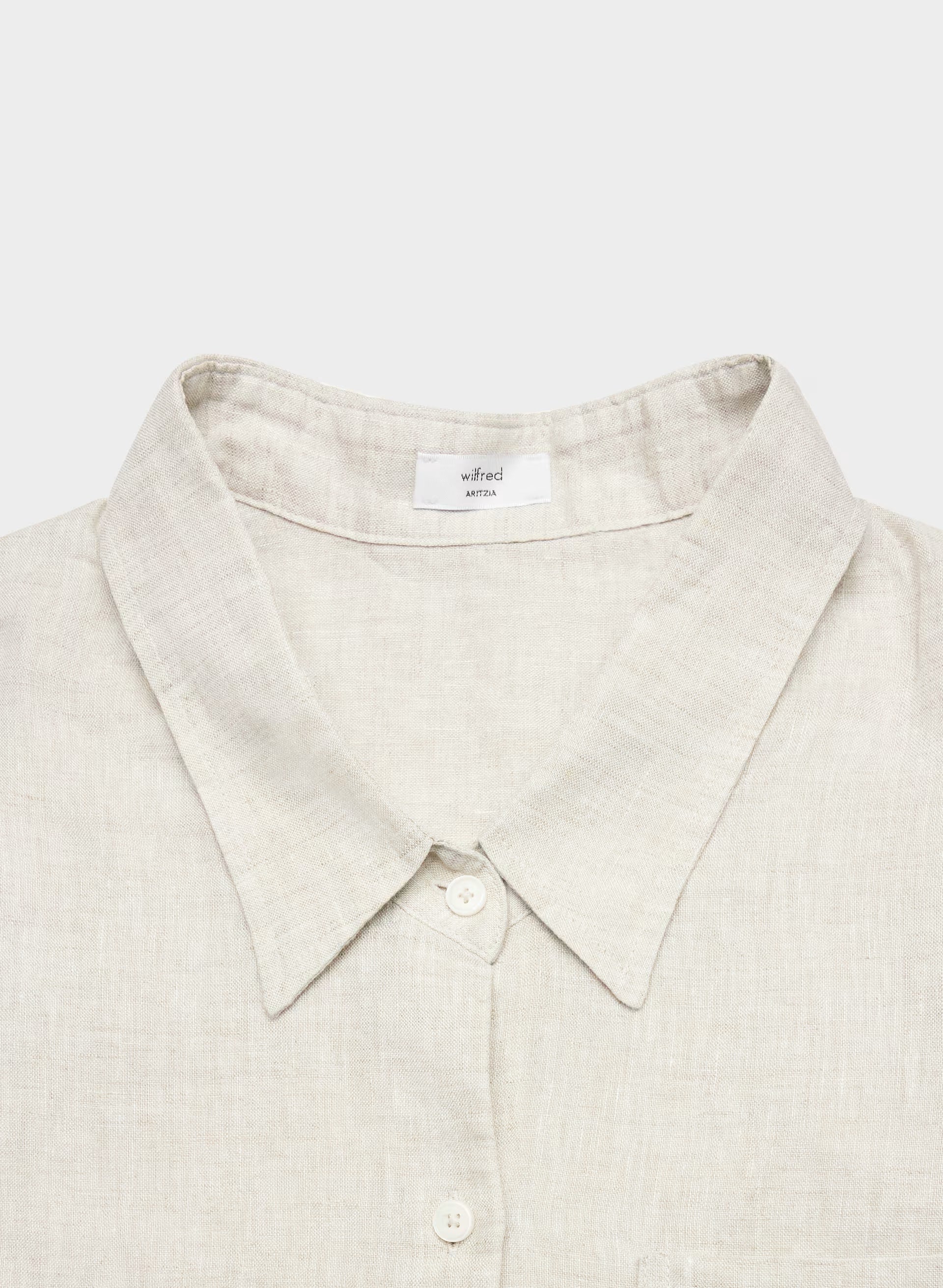 Reminisce Relaxed Linen Shirt - UNDYED ECRU