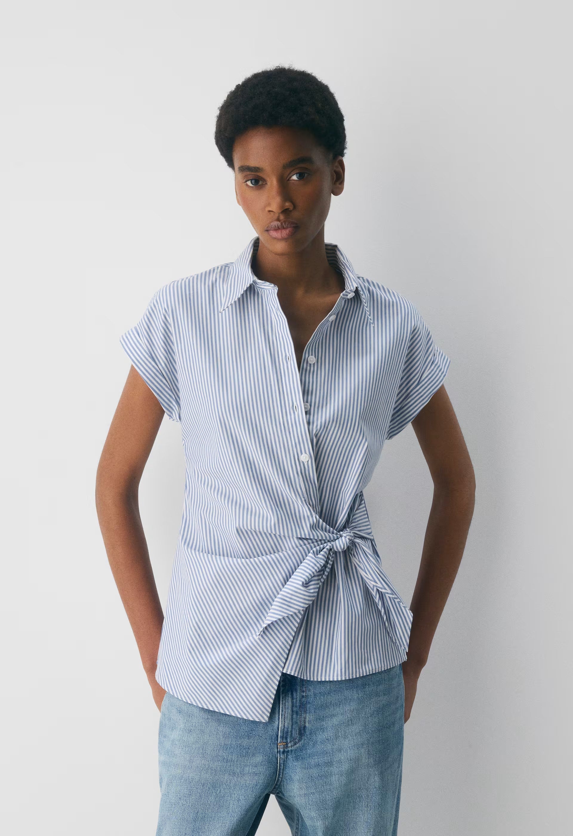 Blueprint Poplin Shirt - MOON DUST GREY