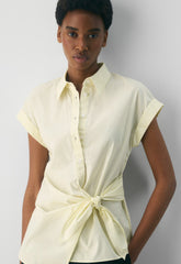 Blueprint Poplin Shirt - RB STP LMND/BRT WHT