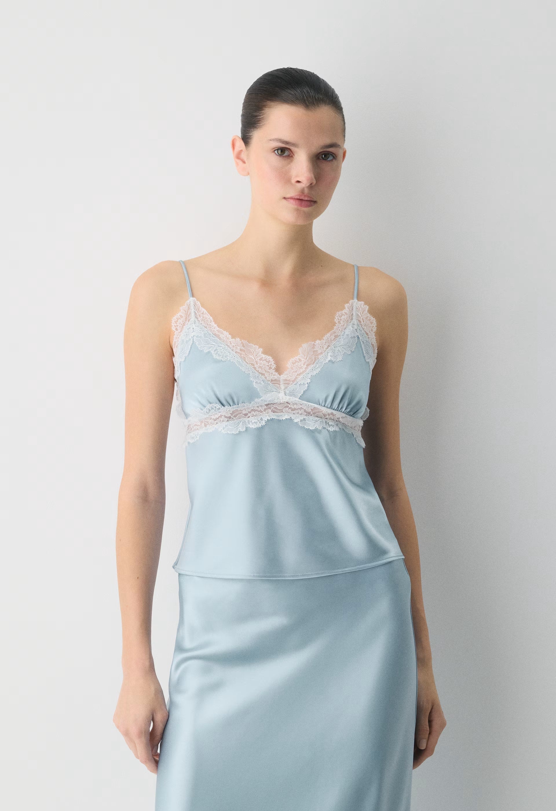 Foxtrot Satin Camisole - FLUENT TP/ LT BIRCH