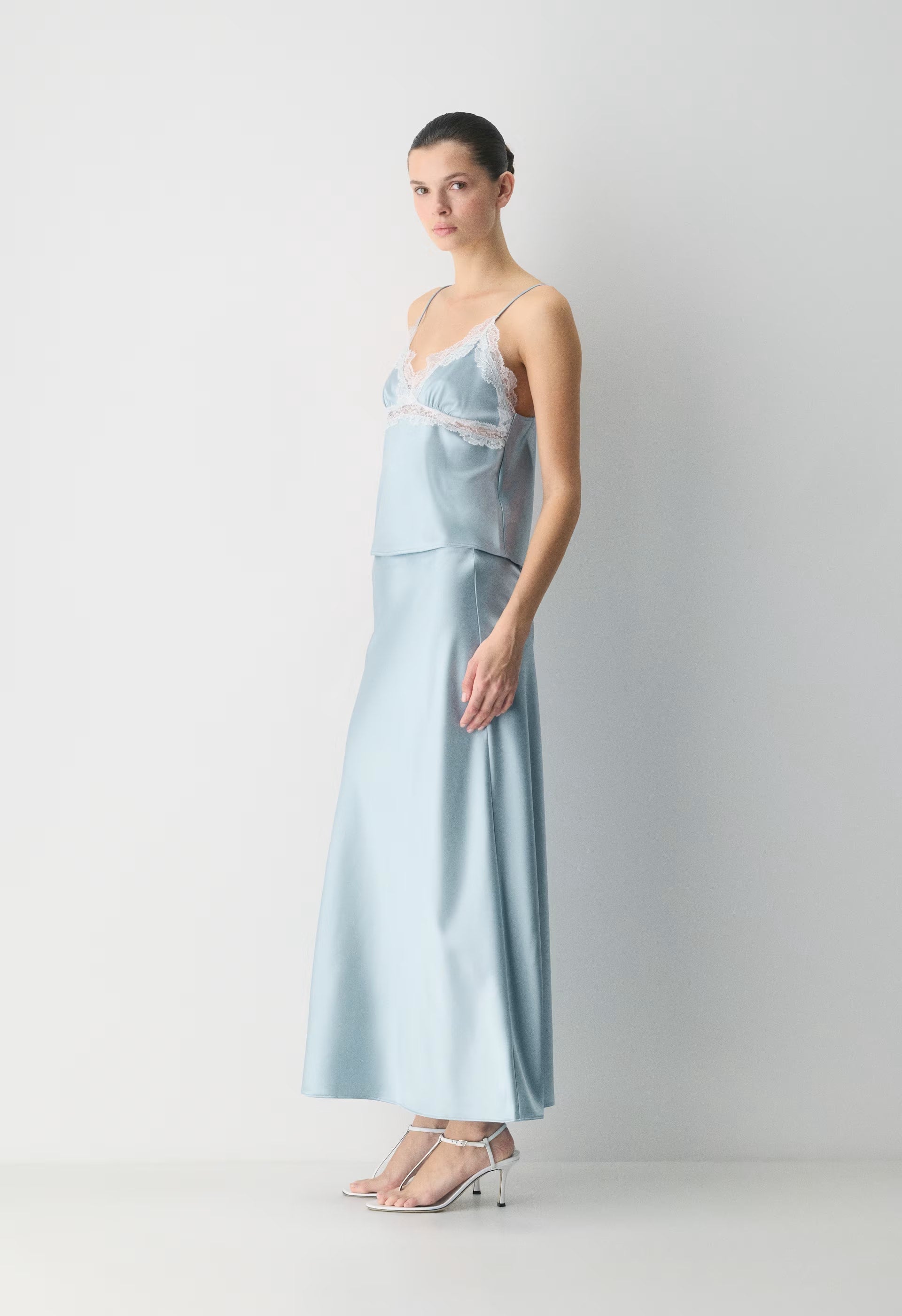 Foxtrot Satin Camisole - FLUENT TP/ LT BIRCH
