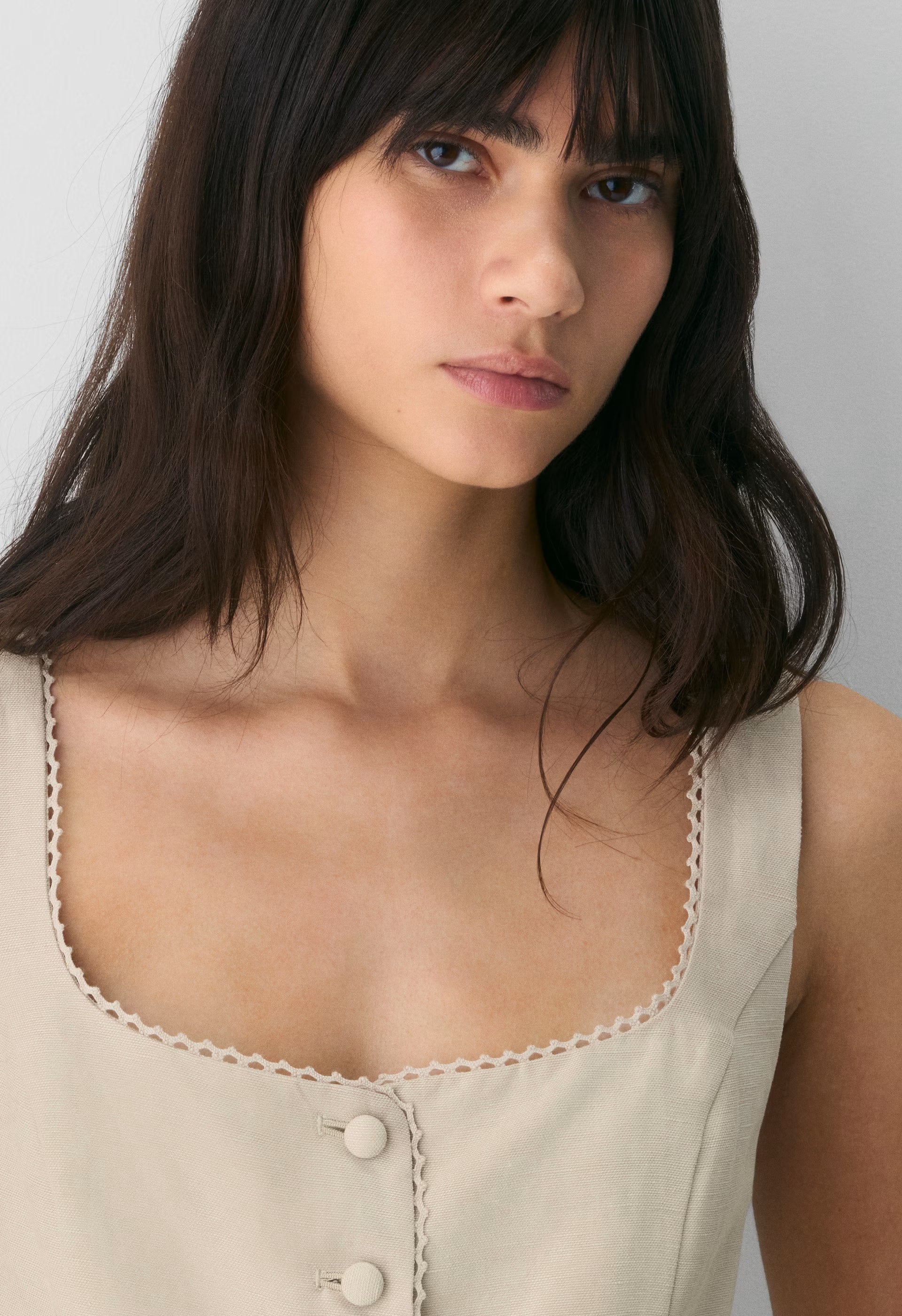 Octavo Bustier - CruiseLinen™ - UNDYED ECRU