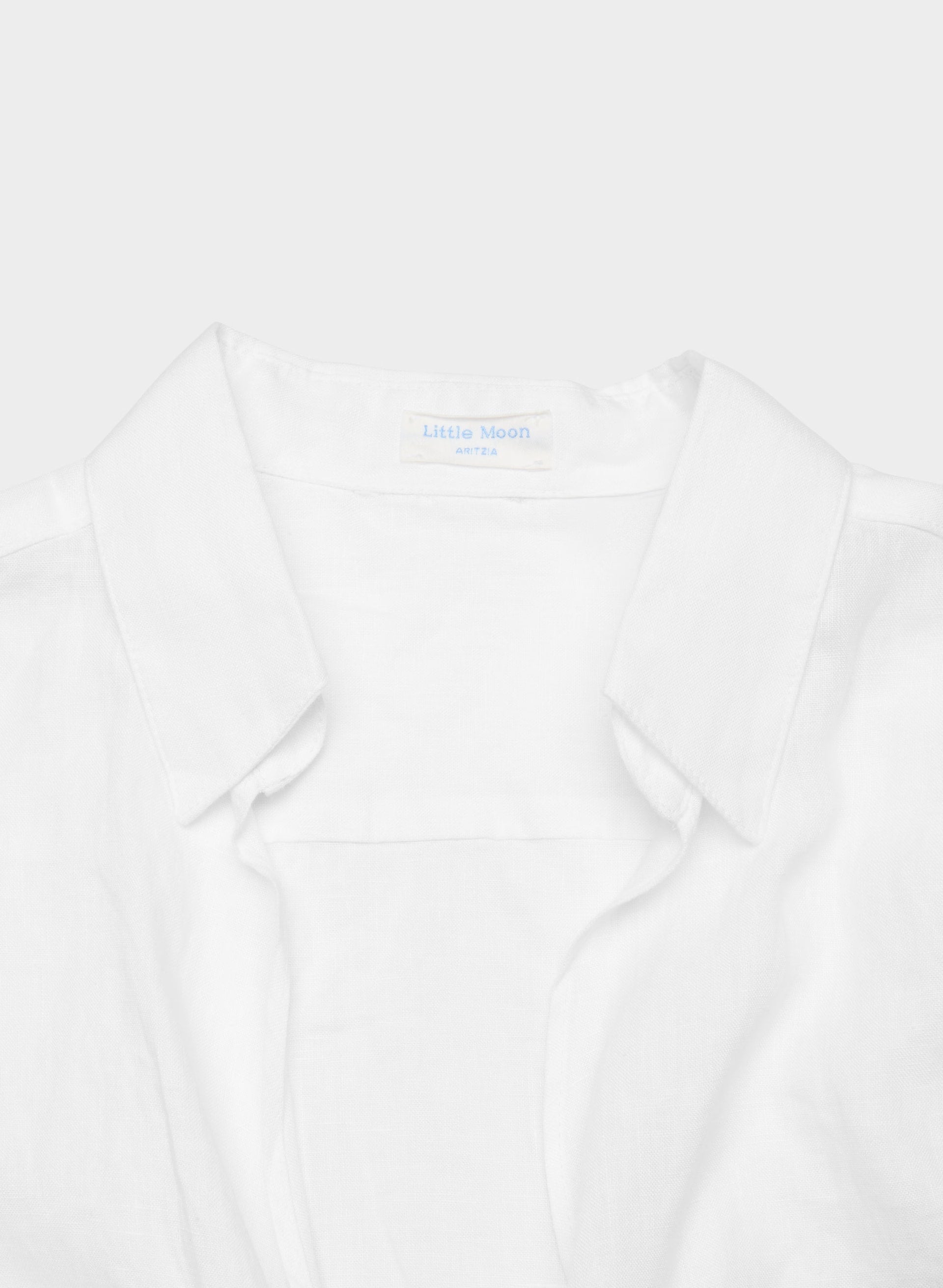 Connection Linen Blouse - WHITE