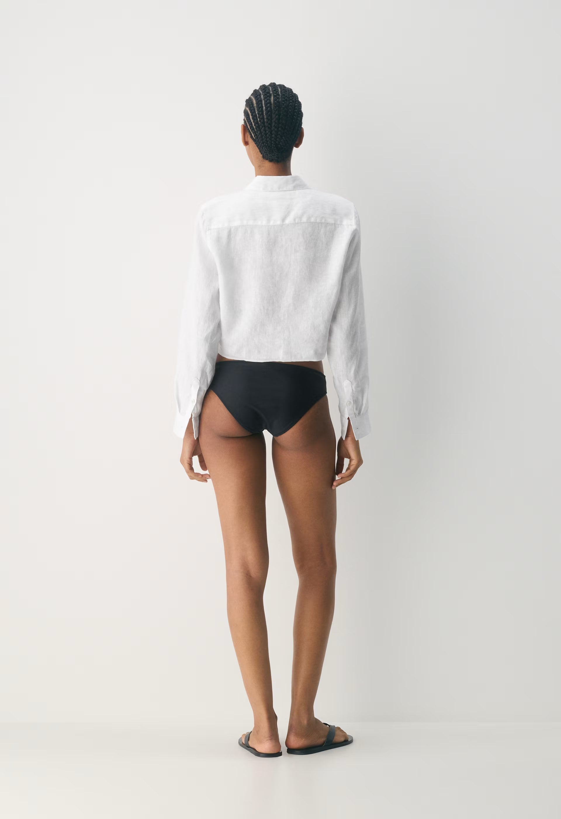 Connection Linen Blouse - WHITE